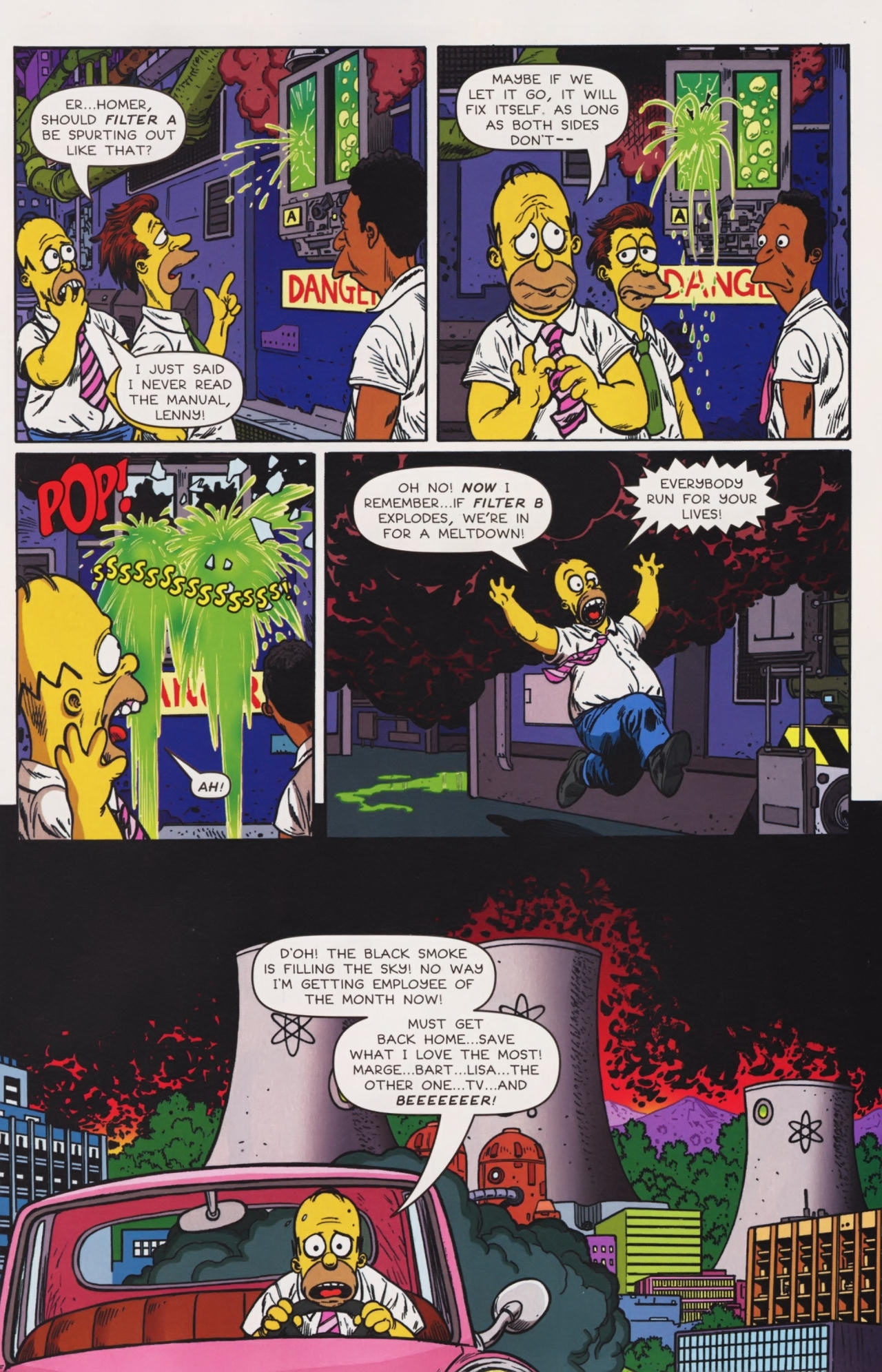 Bart Simpson S Treehouse Of Horror Chapter Page