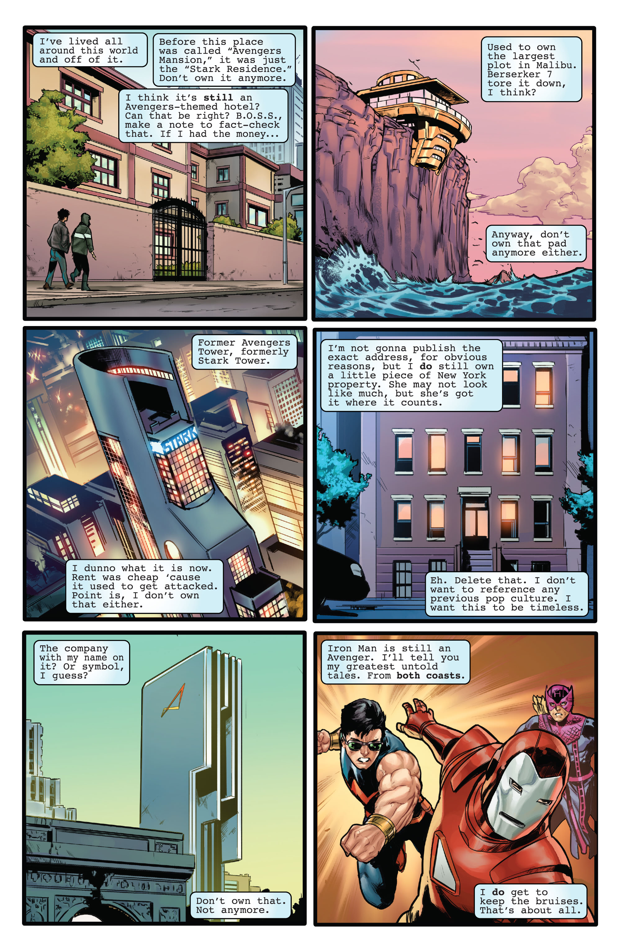 Invincible Iron Man Chapter Page