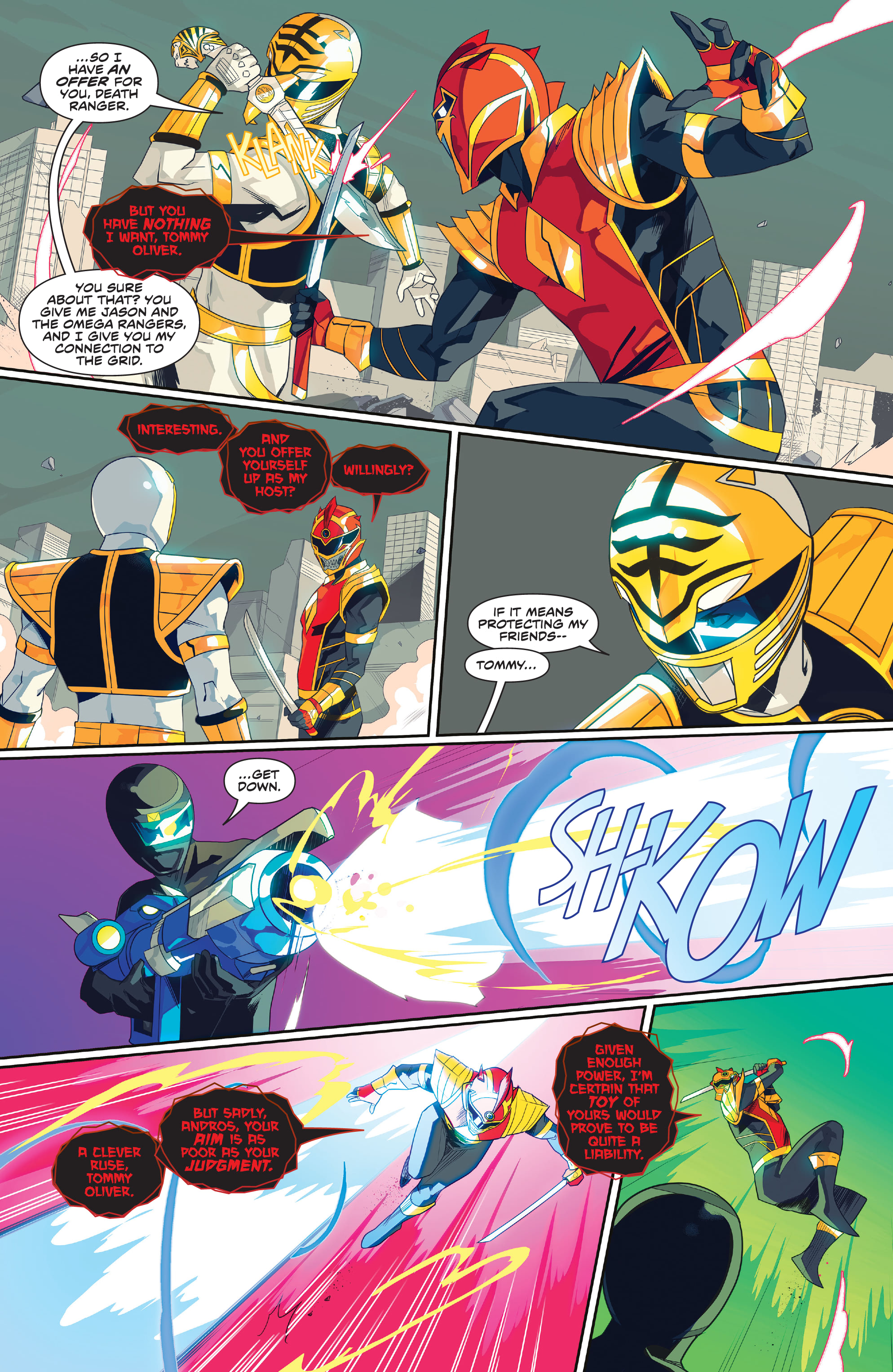 Mighty Morphin Power Rangers Chapter Page