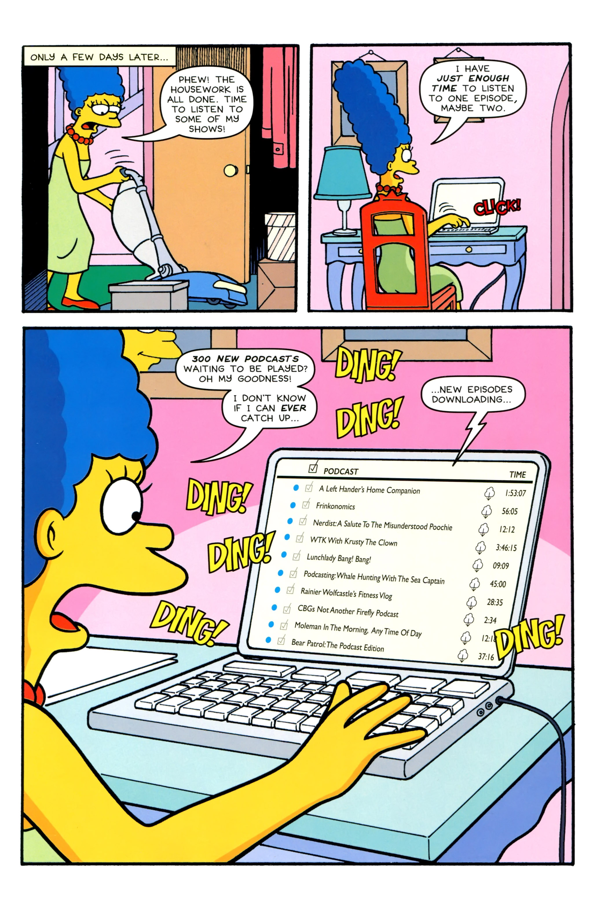 Simpsons Comics Chapter Page