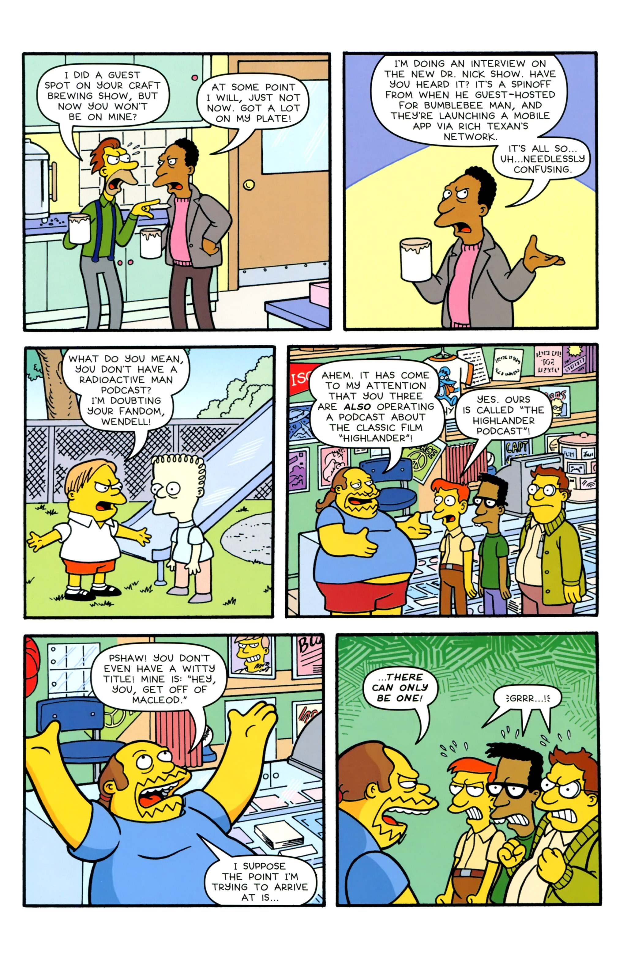 Simpsons Comics Chapter Page