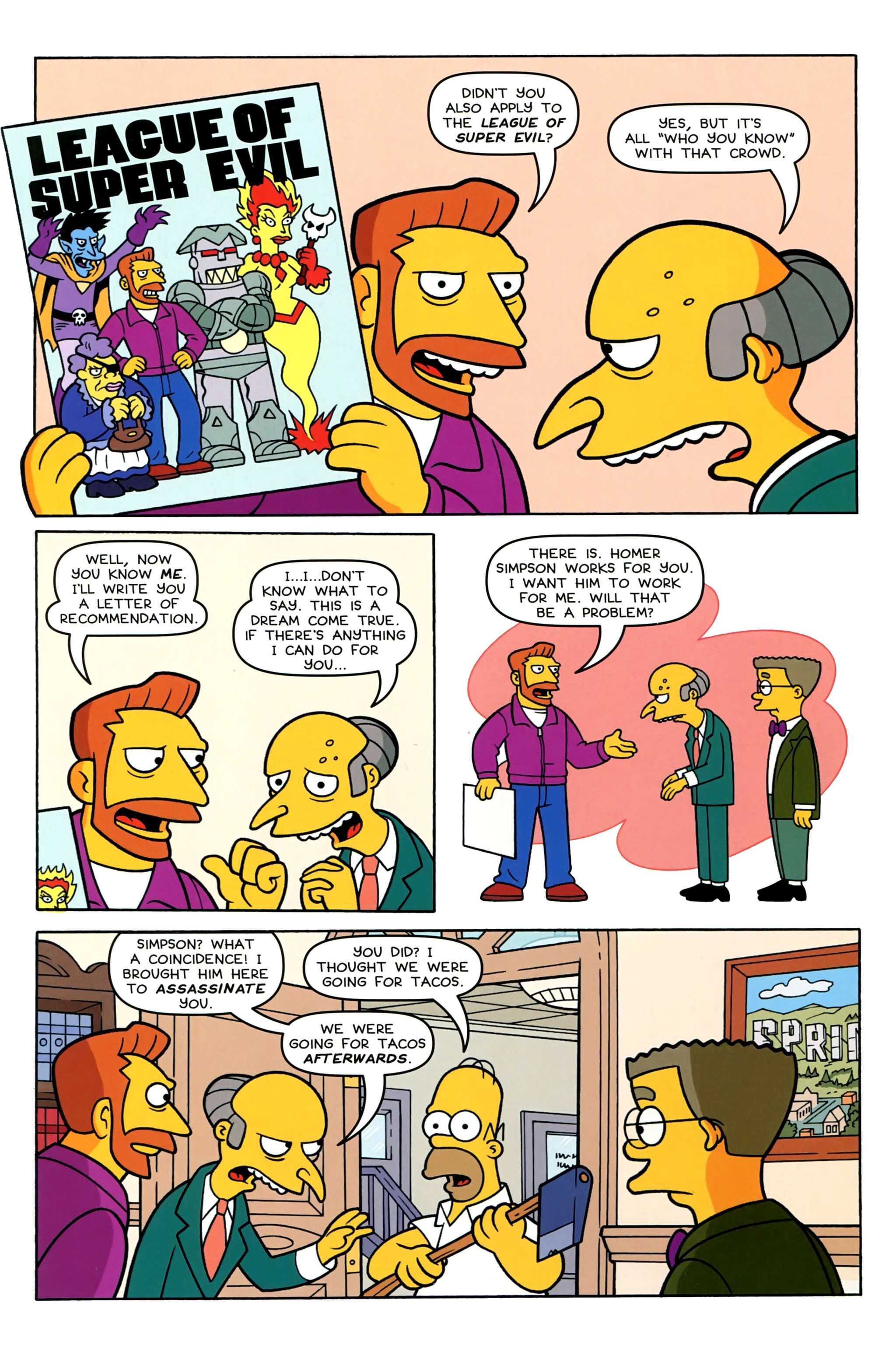 Simpsons Comics Chapter Page