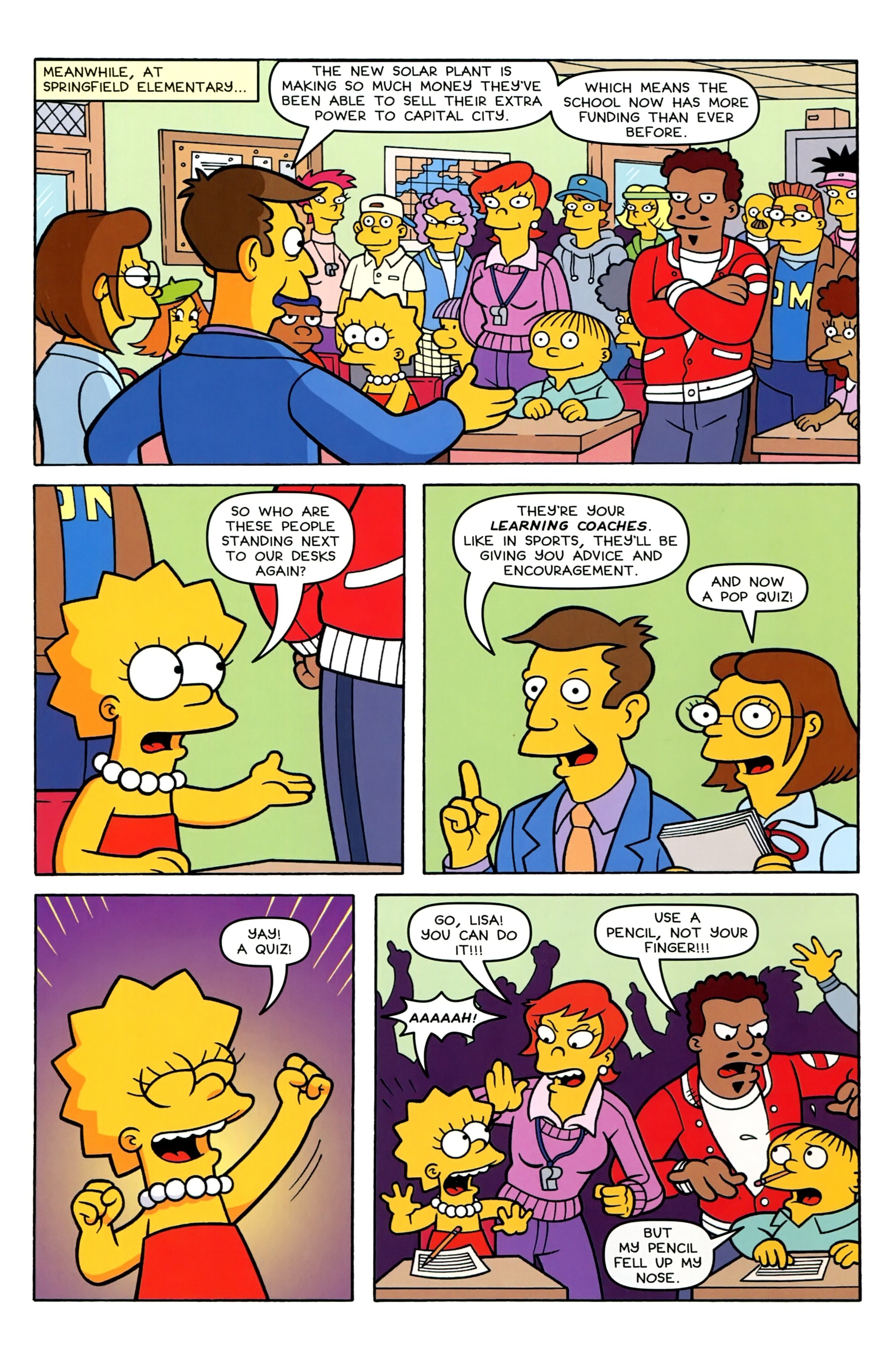 Simpsons Comics Chapter Page