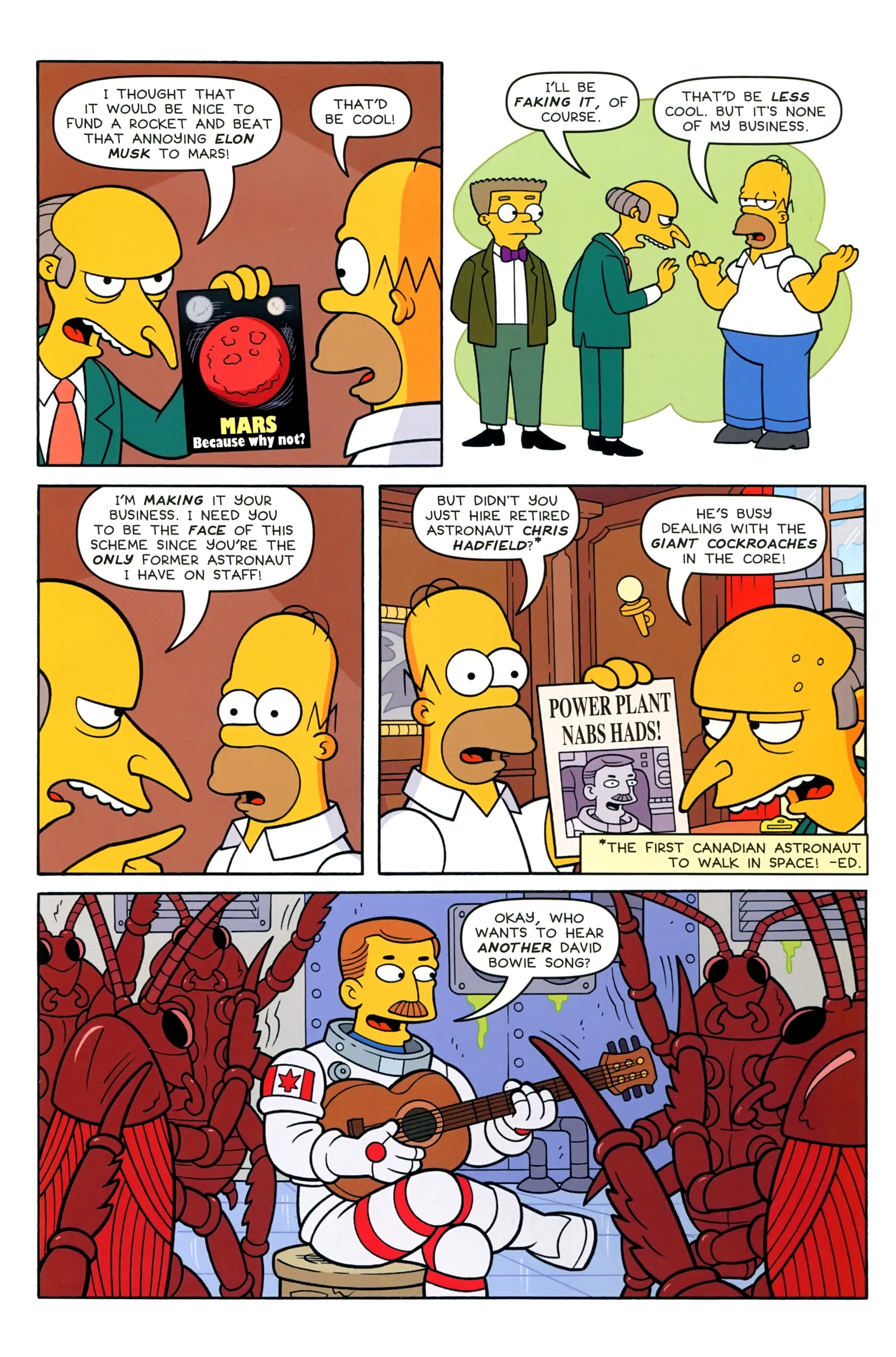 Simpsons Comics Chapter Page