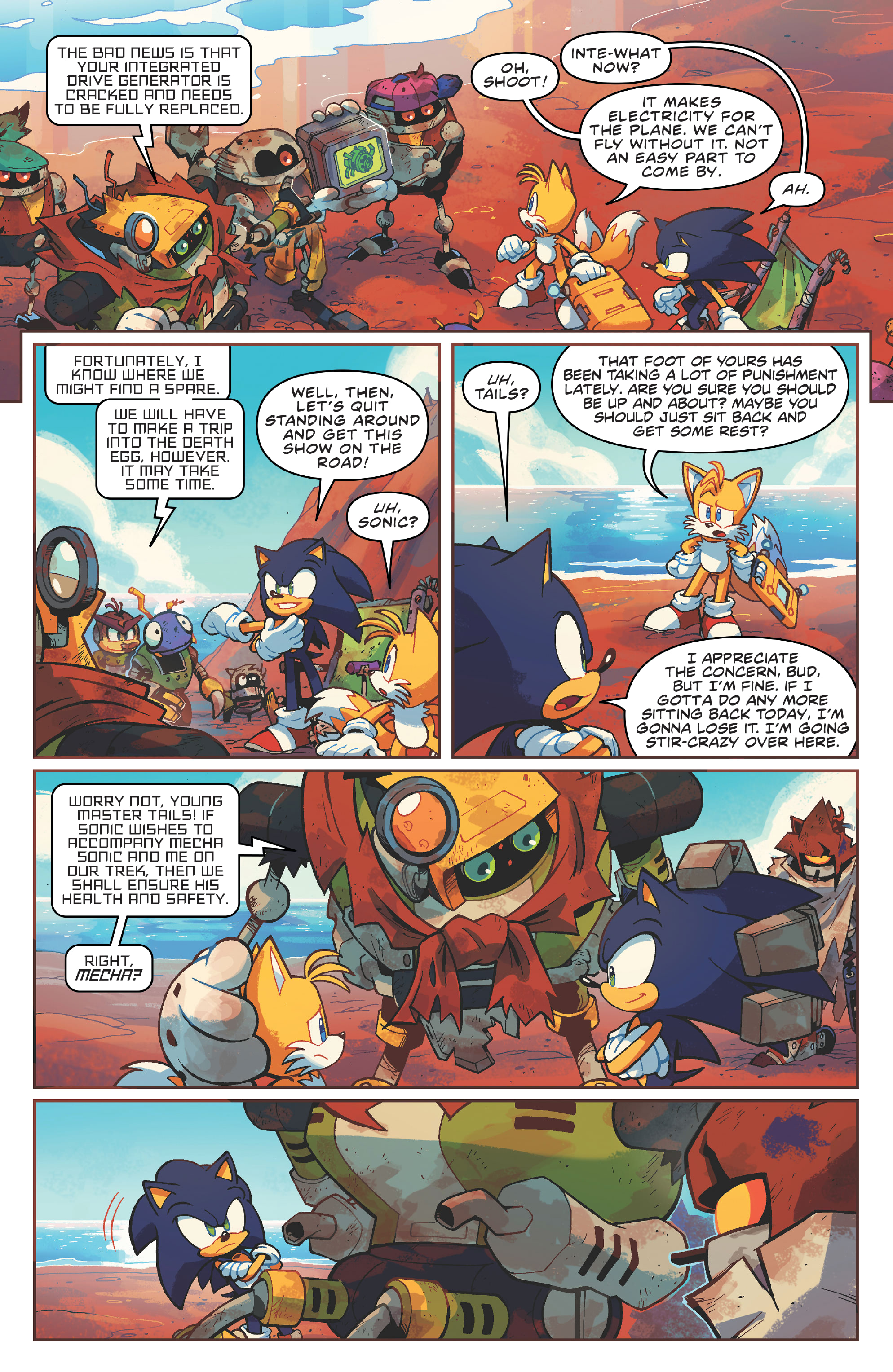 Read Sonic The Hedgehog Scrapnik Island Issue Online All Page