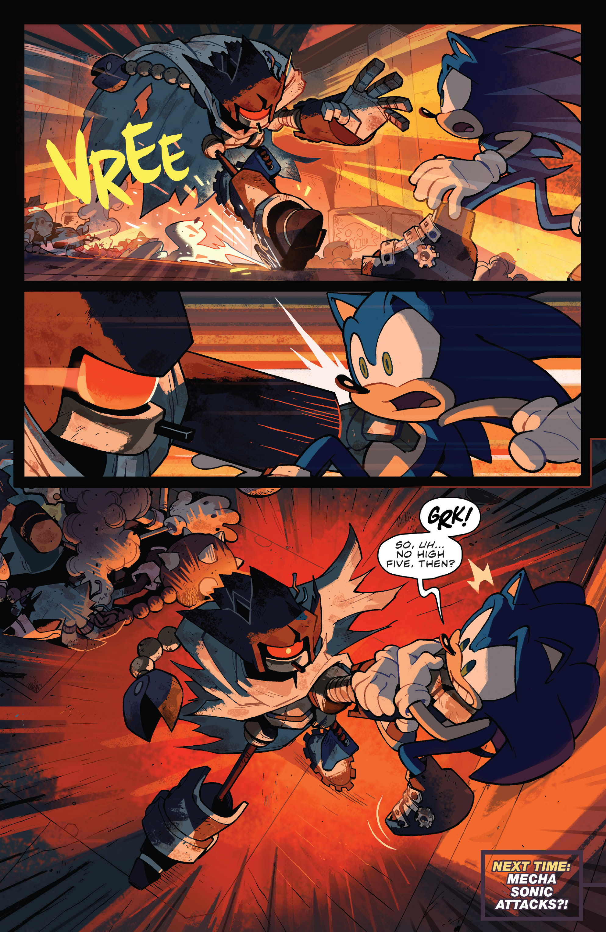 Sonic The Hedgehog Scrapnik Island Chapter Page