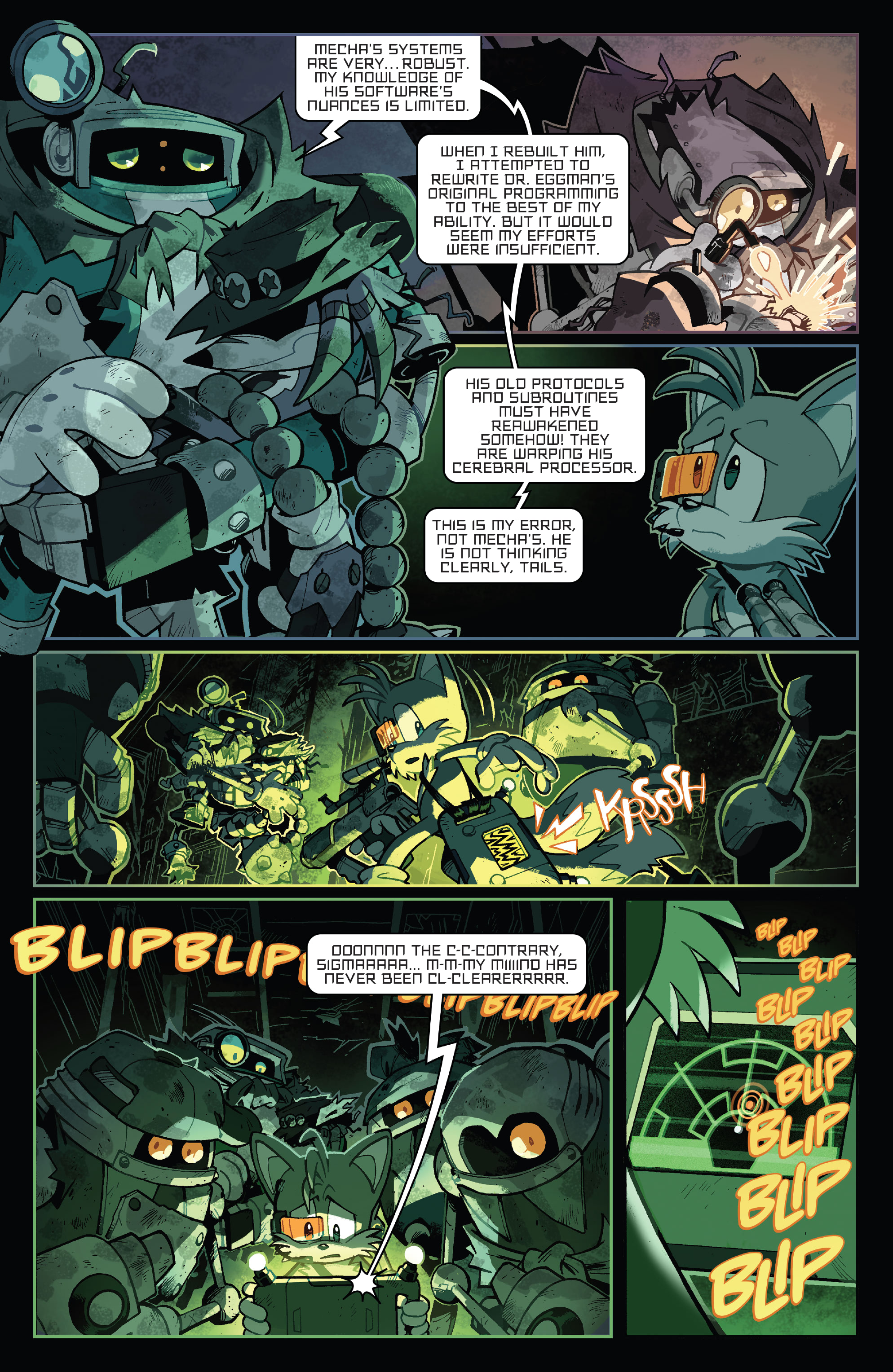 Sonic The Hedgehog Scrapnik Island Chapter Page