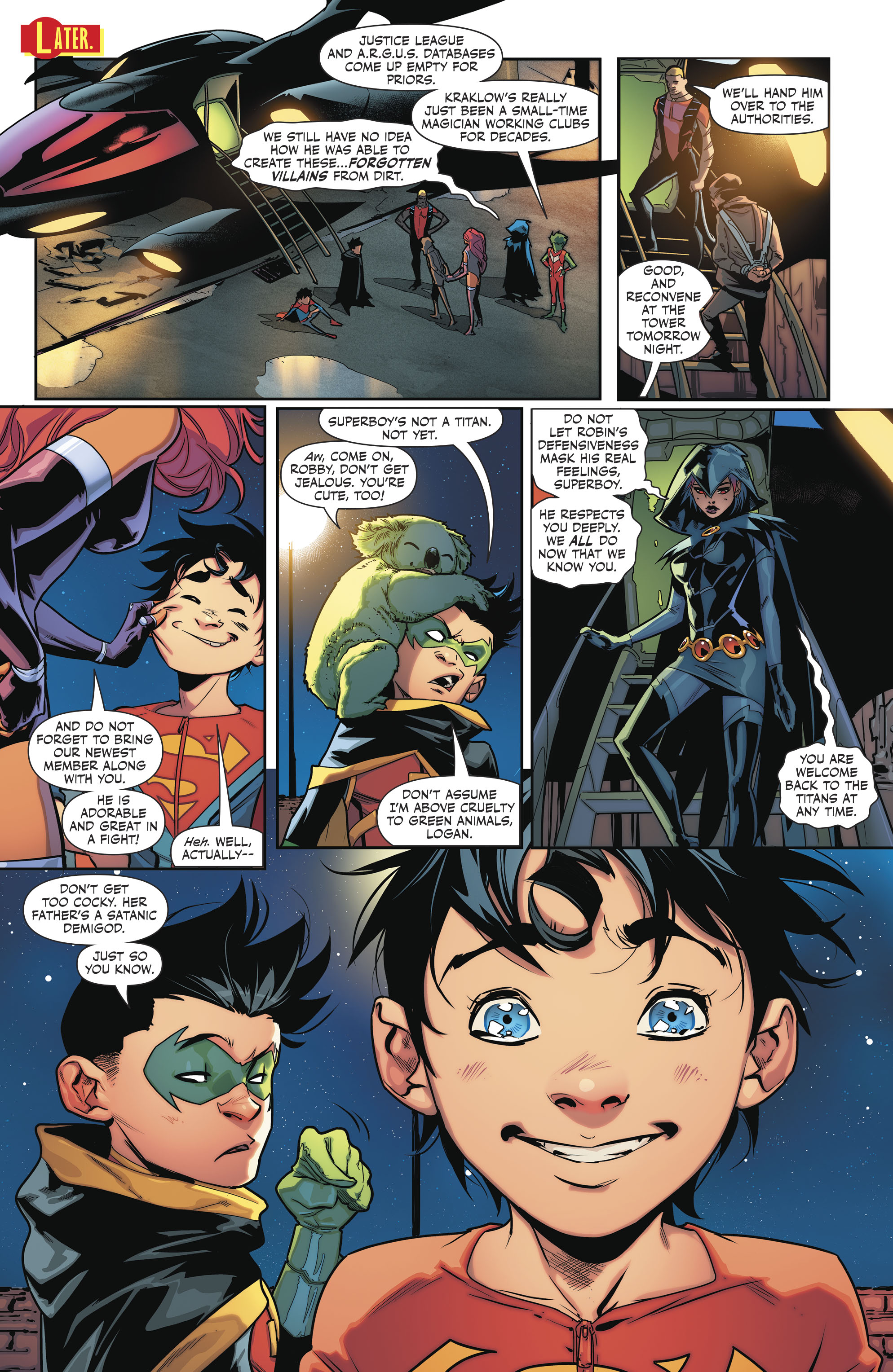 Super Sons Chapter Page