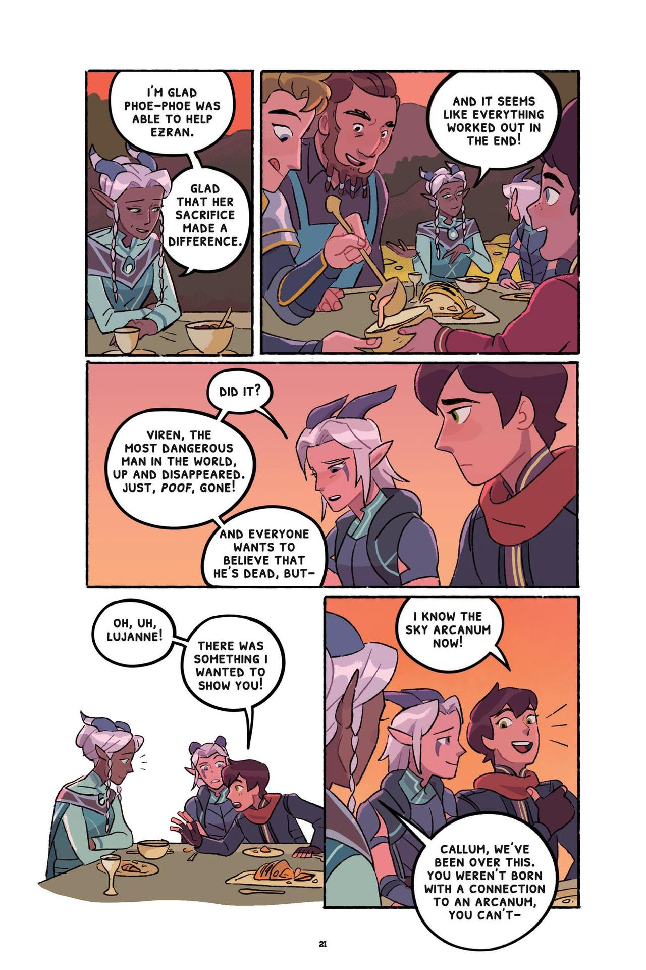 Through The Moon The Dragon Prince Graphic Novel Chapter Page