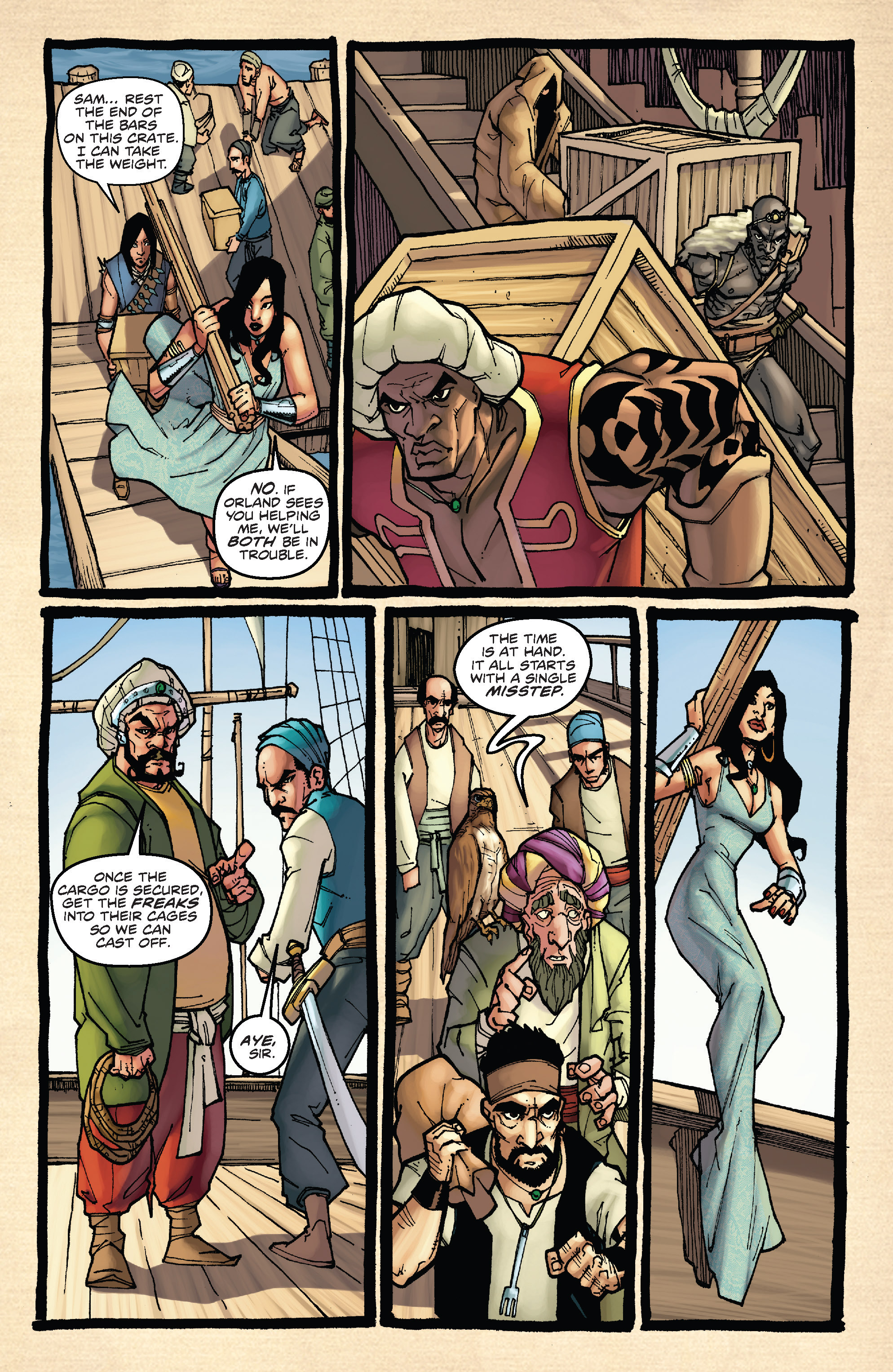 <{ $series->title }} issue Vol. 1 - The Eyes of Fire - Page 8