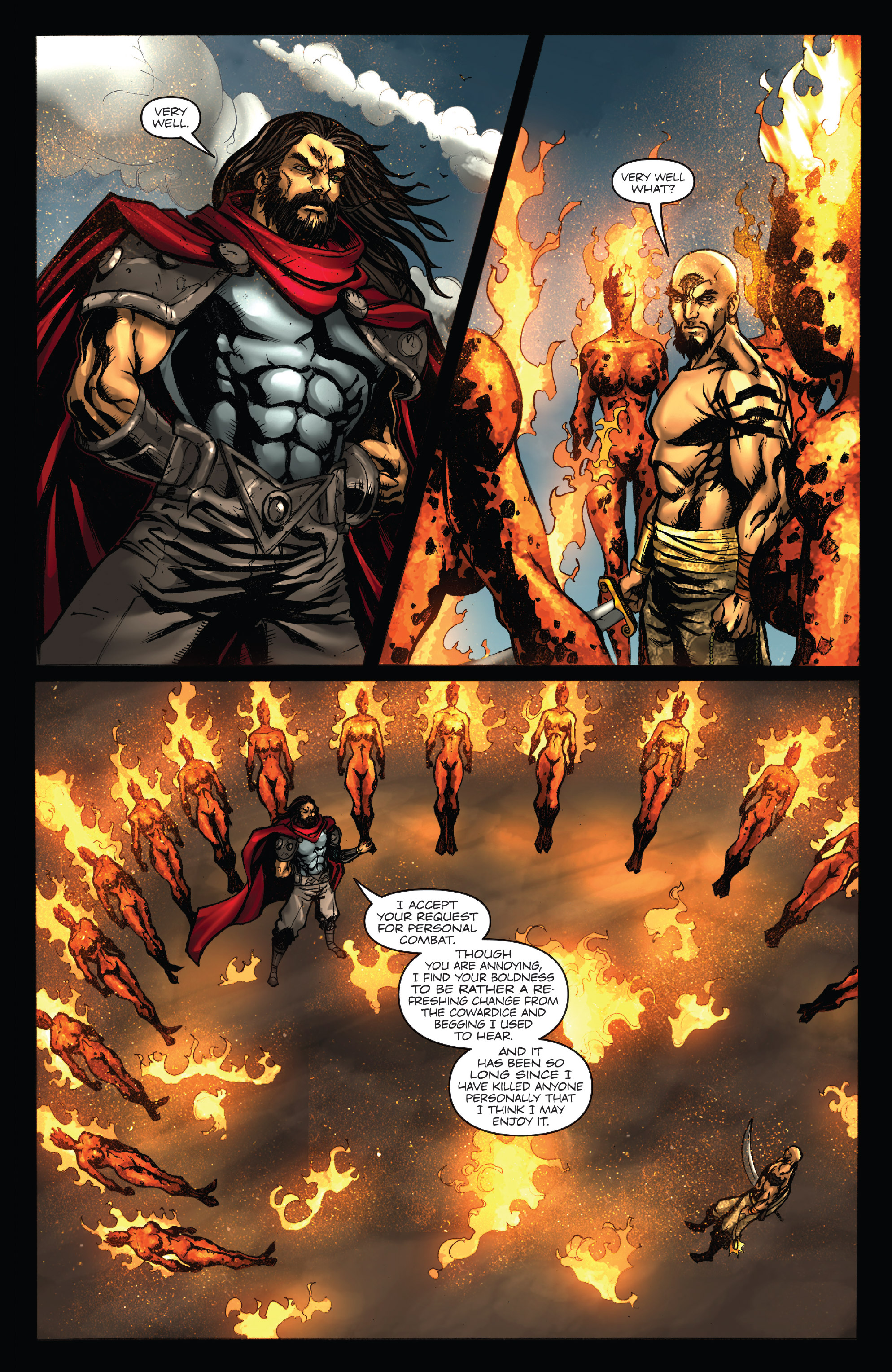 <{ $series->title }} issue Vol. 1 - The Eyes of Fire - Page 150