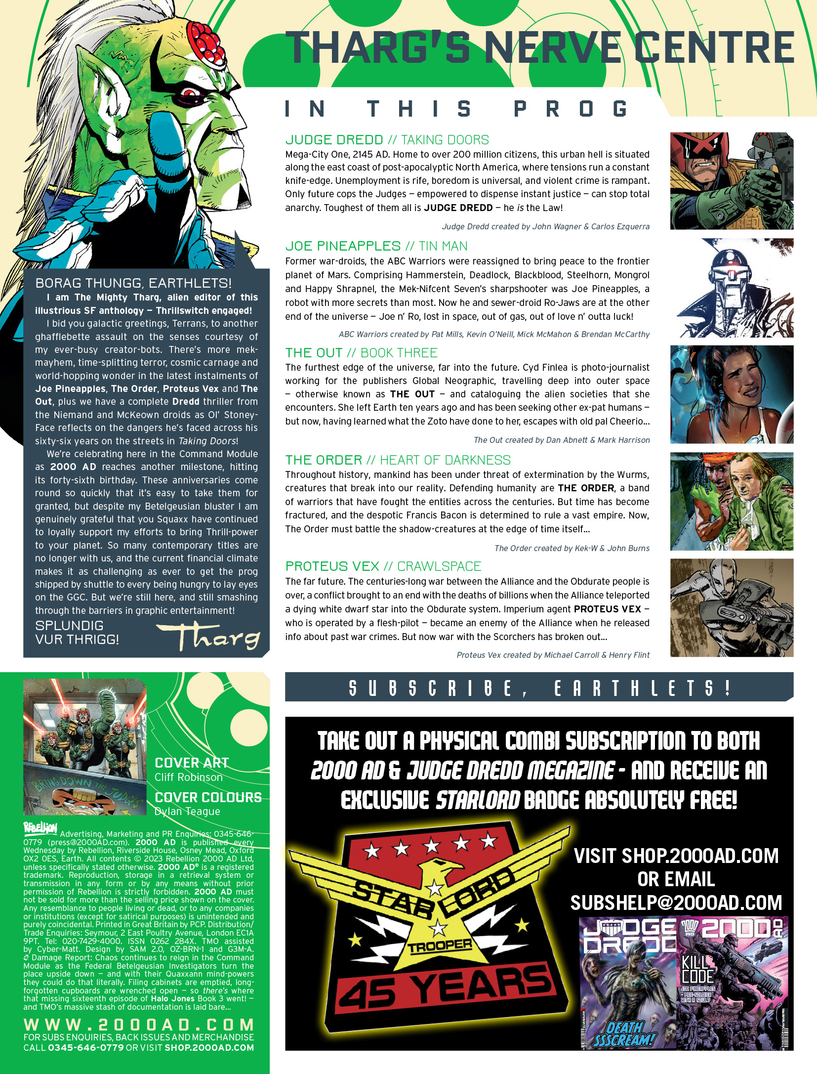 2000 AD: Chapter 2320 - Page 2