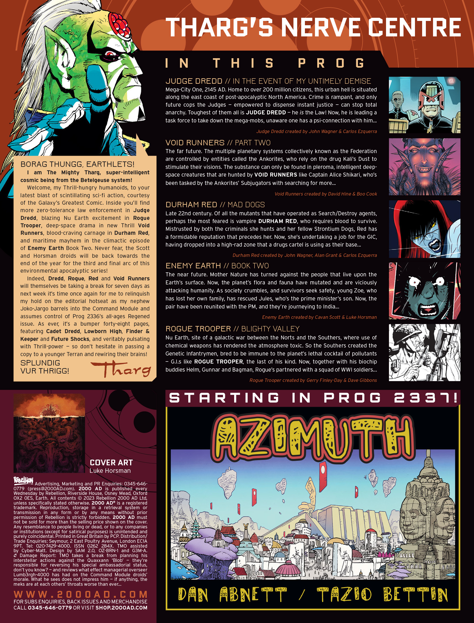 2000 AD: Chapter 2335 - Page 2