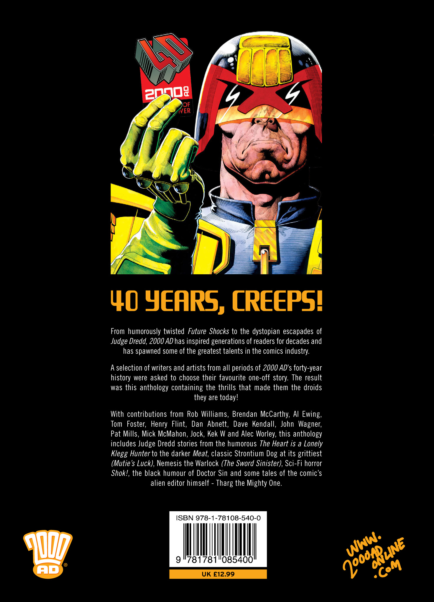 2000AD Judge Dredd Celebrating 40 Years issue 1 - Page 116