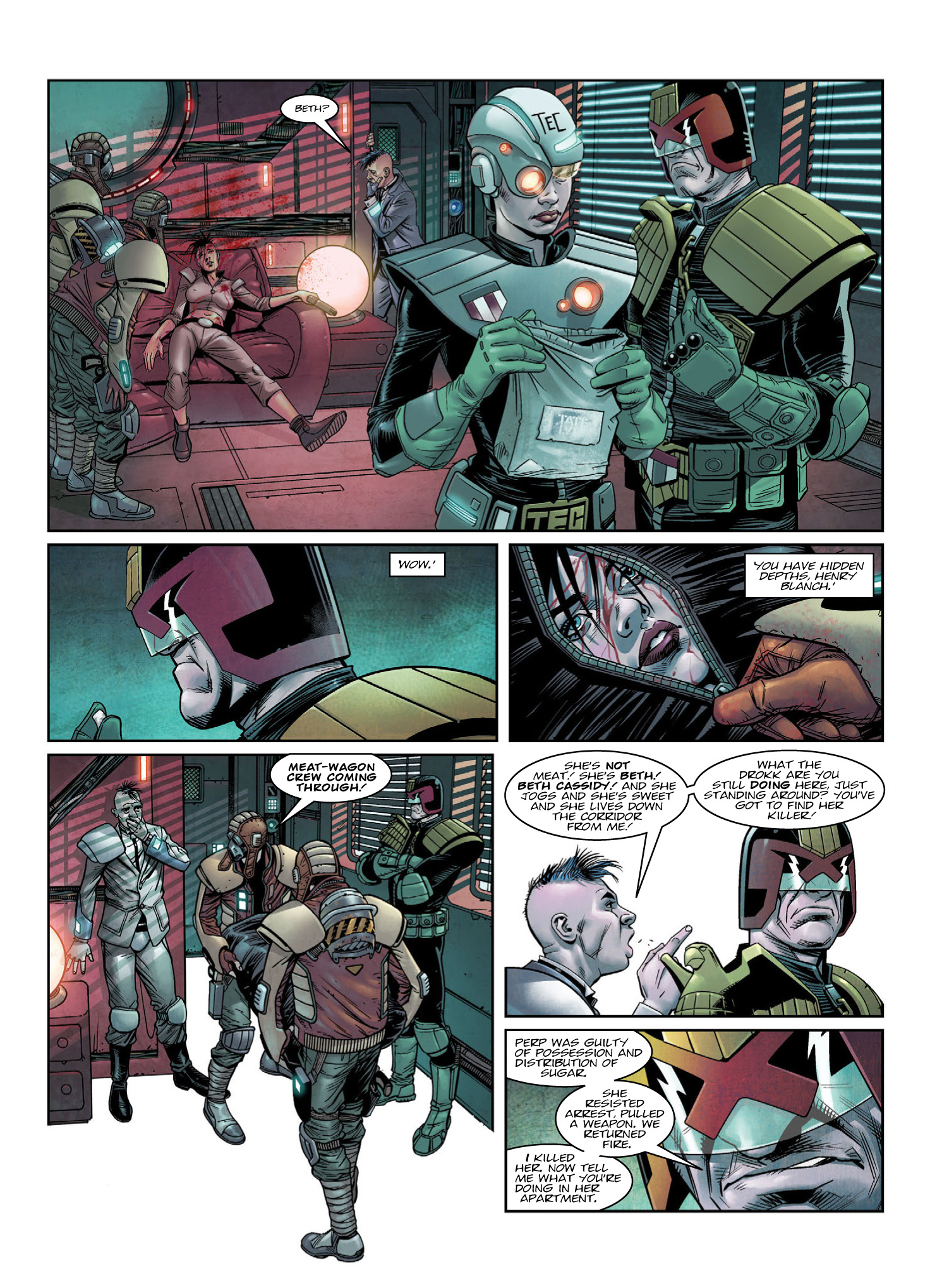 2000AD Judge Dredd Celebrating 40 Years issue 1 - Page 16