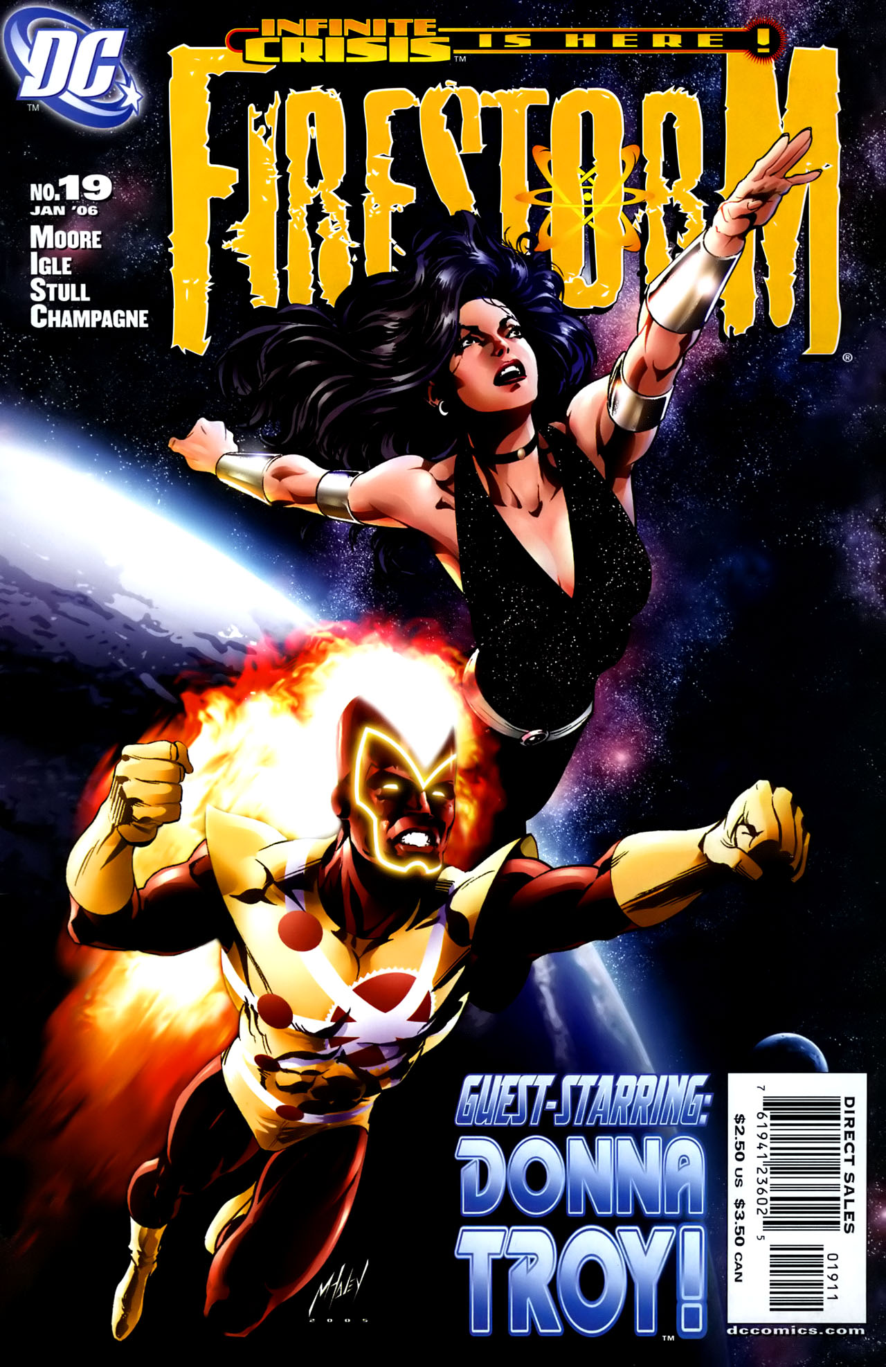 <{ $series->title }} issue 10 (Firestorm) - Page 1