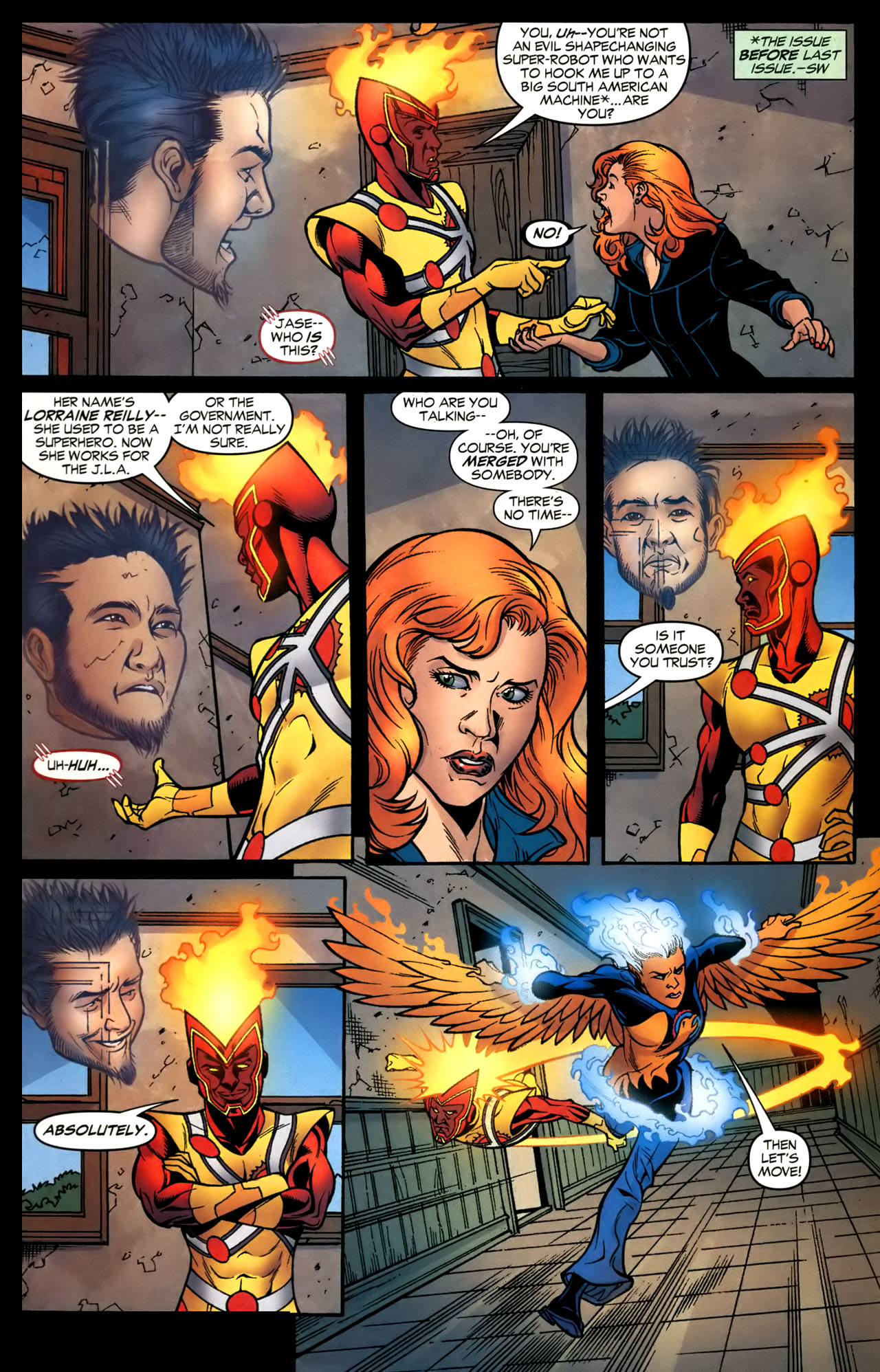 <{ $series->title }} issue 10 (Firestorm) - Page 12