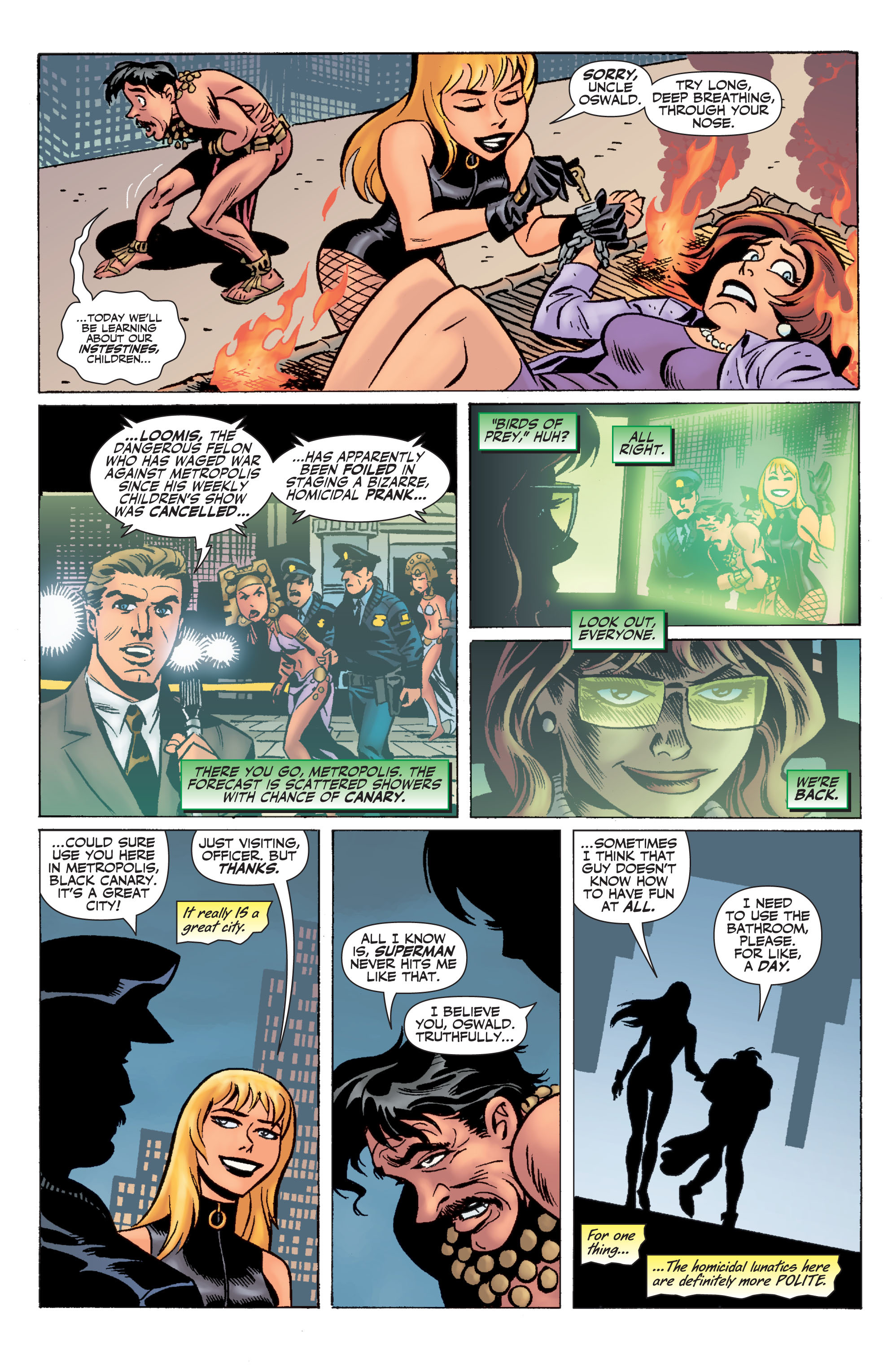 <{ $series->title }} issue 15 (Birds of Prey) - Page 16