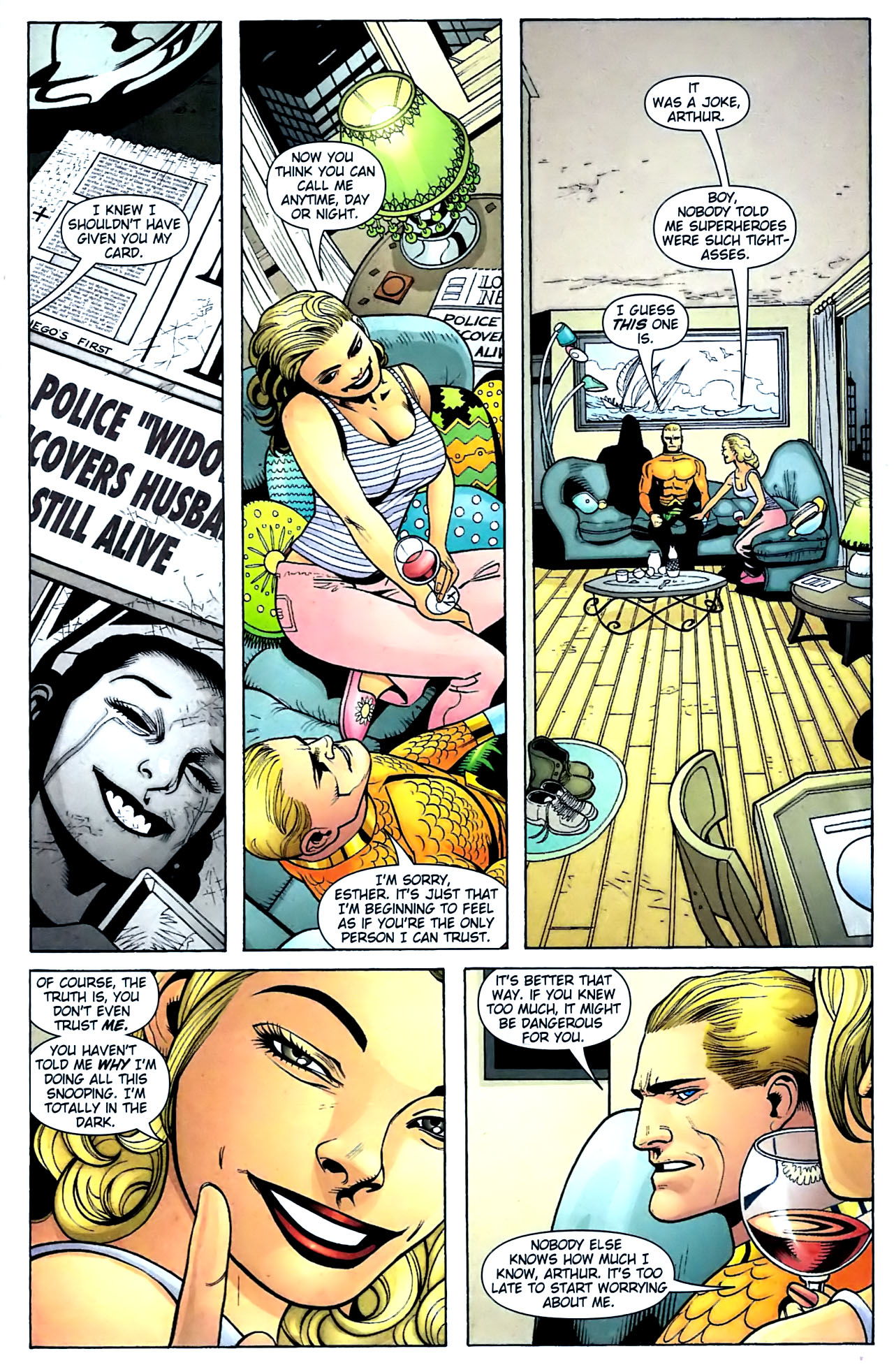 <{ $series->title }} issue 20 (Aquaman) - Page 22