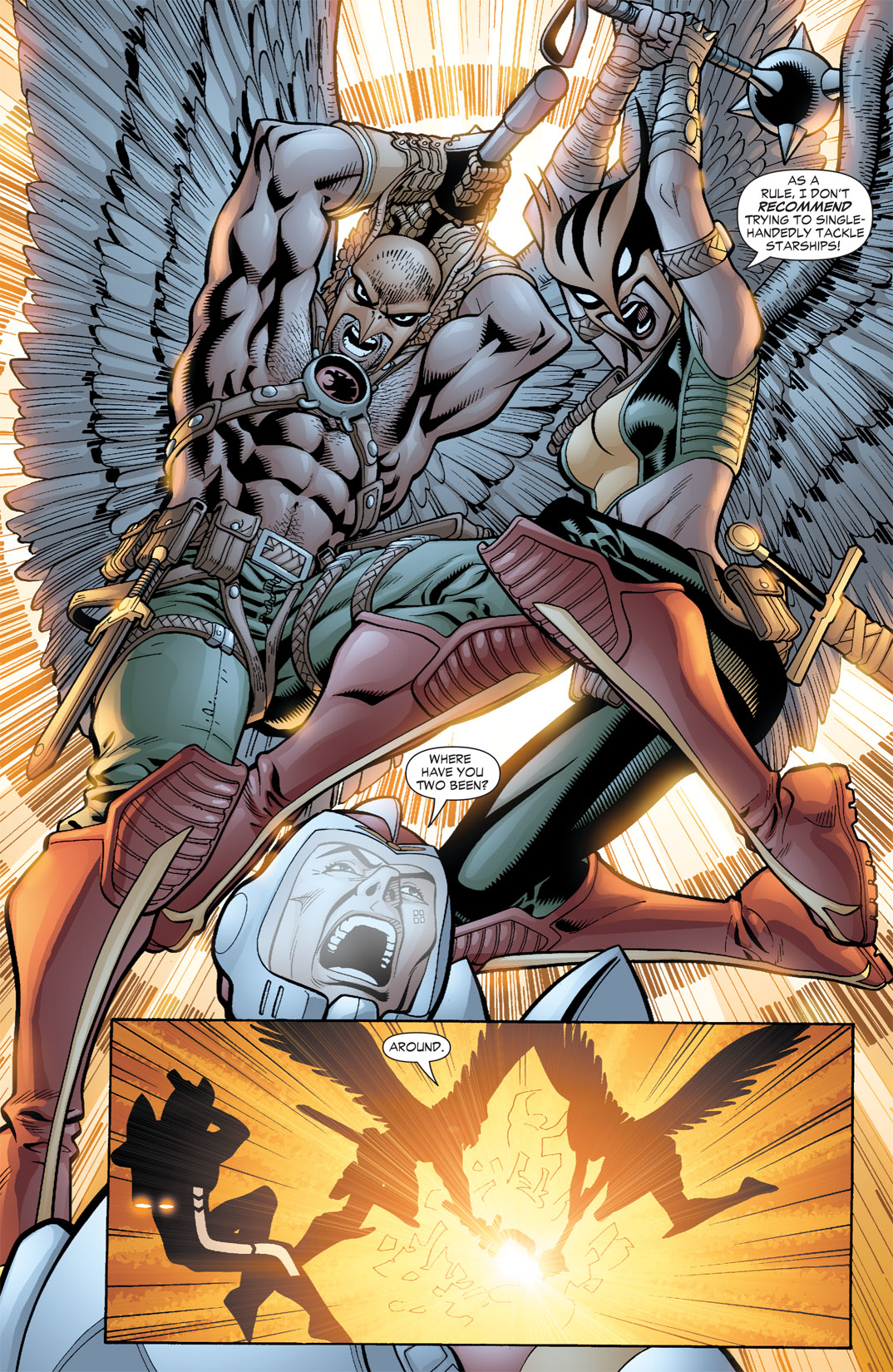 <{ $series->title }} issue 40 (Hawkman) - Page 9