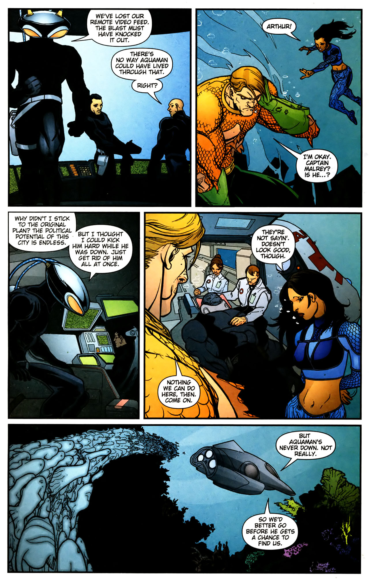 <{ $series->title }} issue 48 (Aquaman) - Page 14