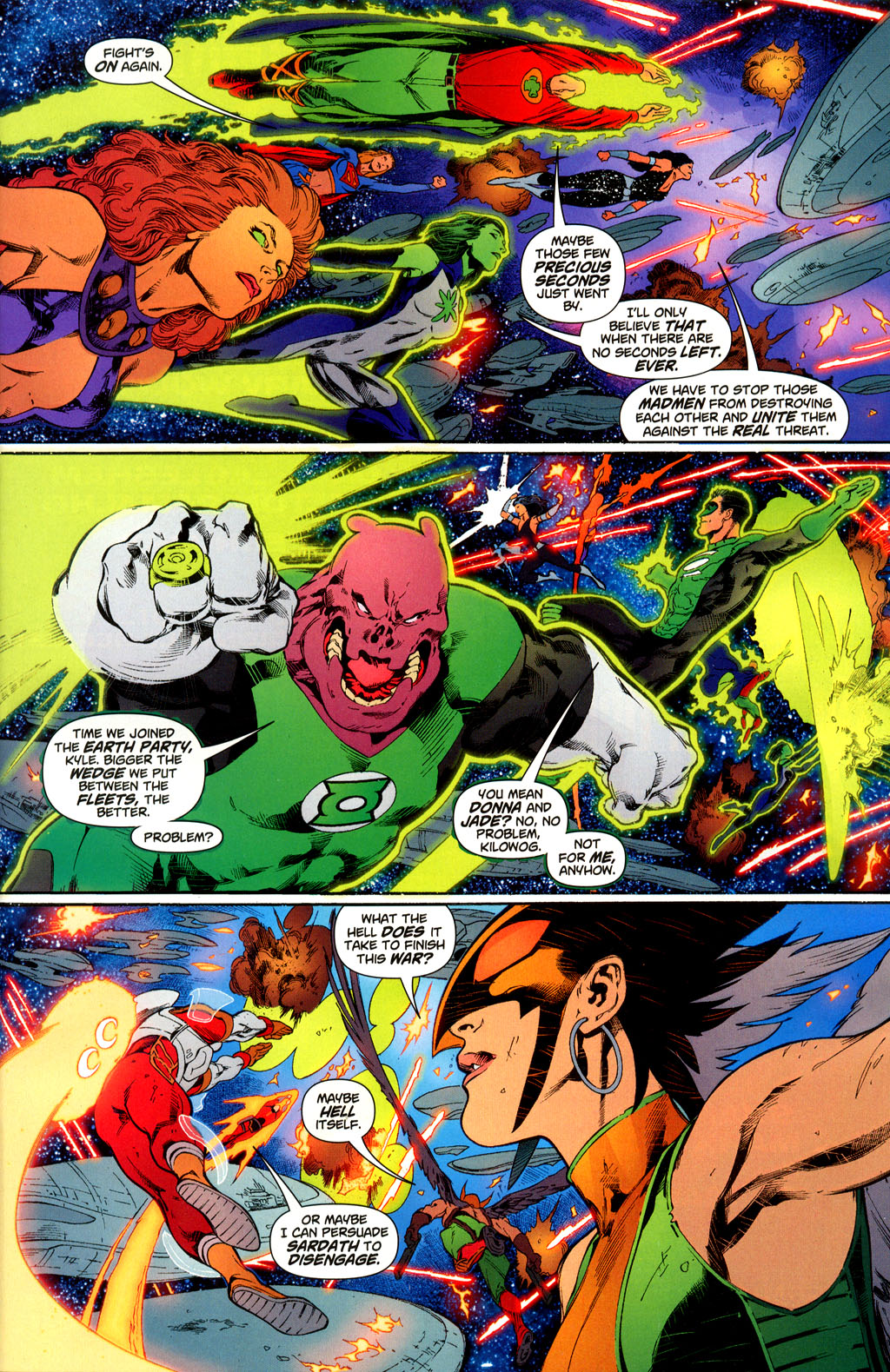 <{ $series->title }} issue 66 (Rann-Thanagar War) - Page 6