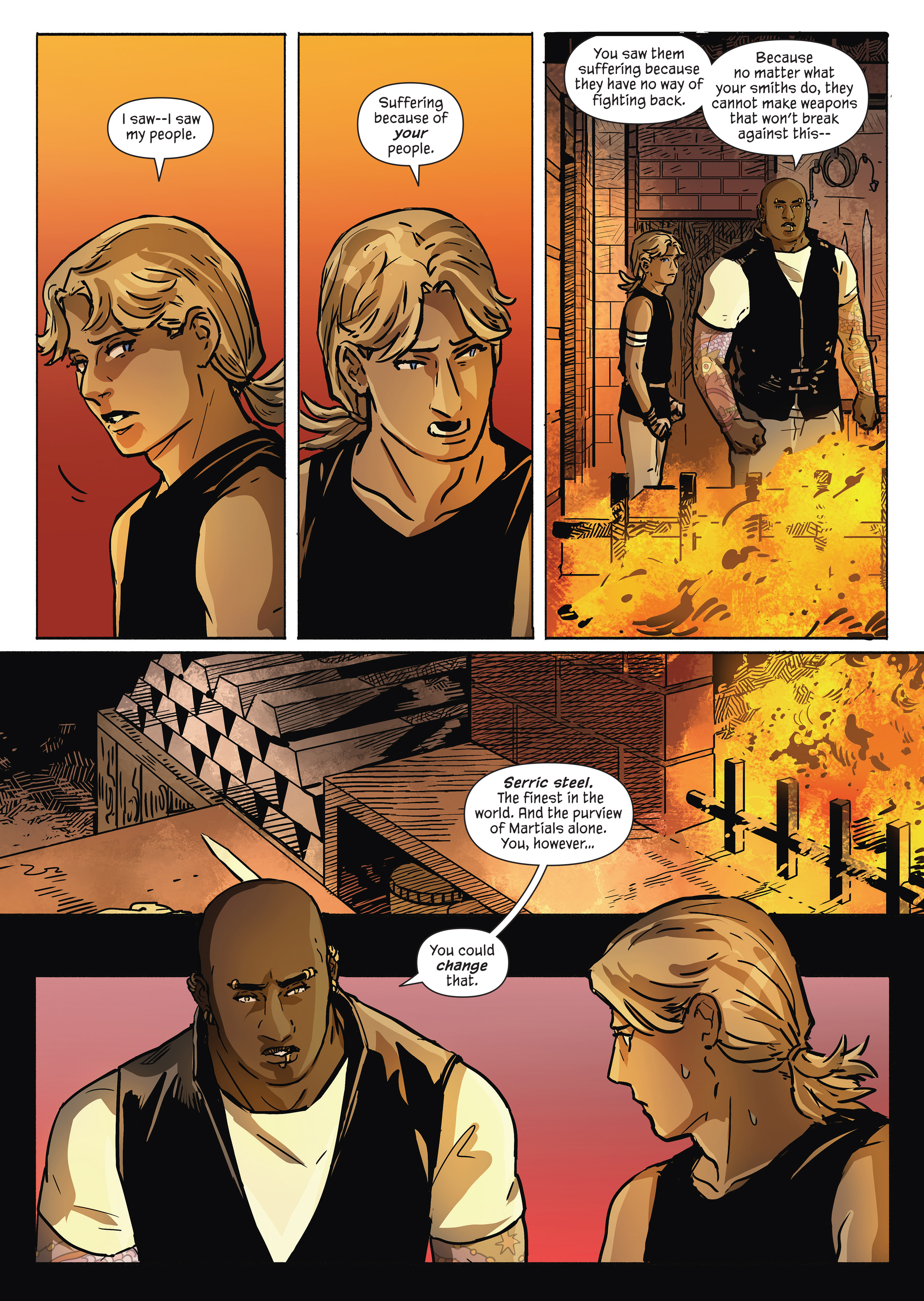 A Spark Within the Forge: An Ember in the Ashes (2022) issue 1 - Page 110