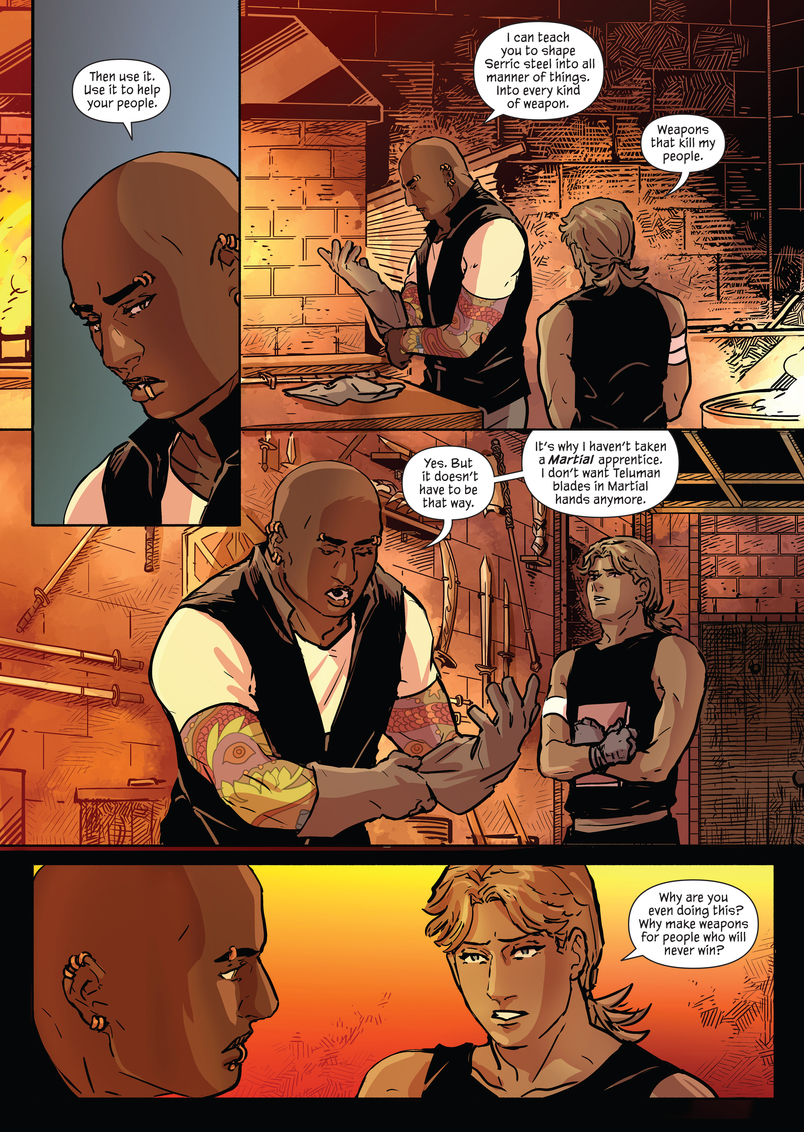 A Spark Within the Forge: An Ember in the Ashes (2022) issue 1 - Page 114