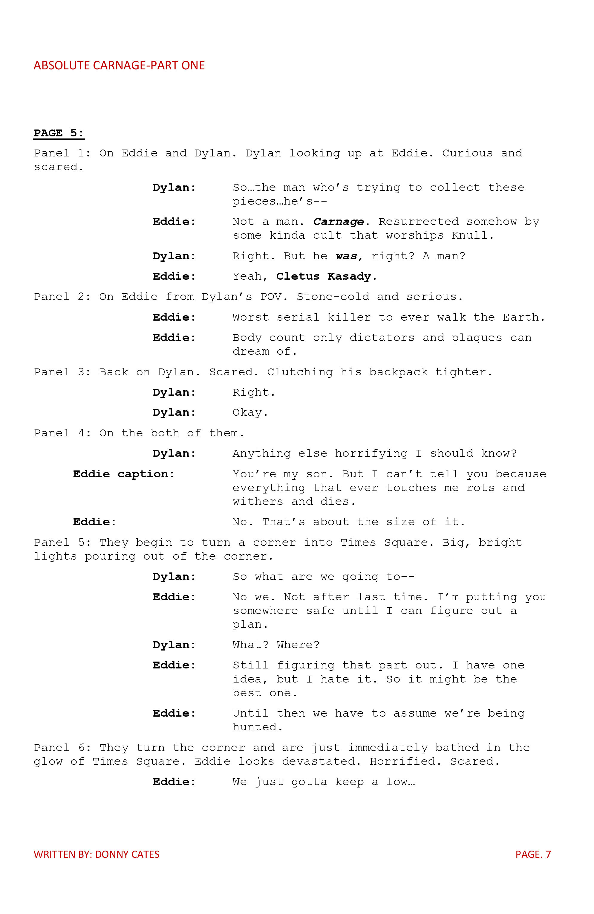 <{ $series->title }} issue Director's Cut 1 - Page 88