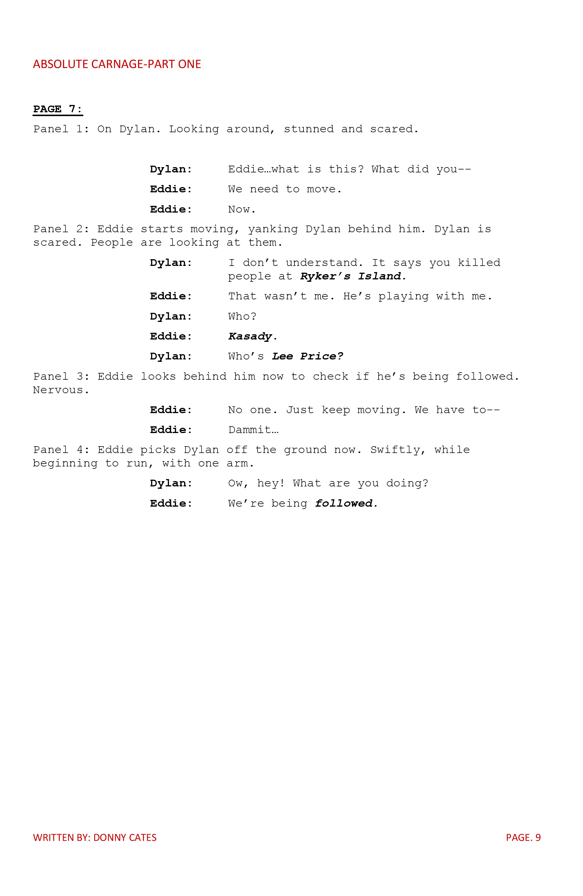 <{ $series->title }} issue Director's Cut 1 - Page 90