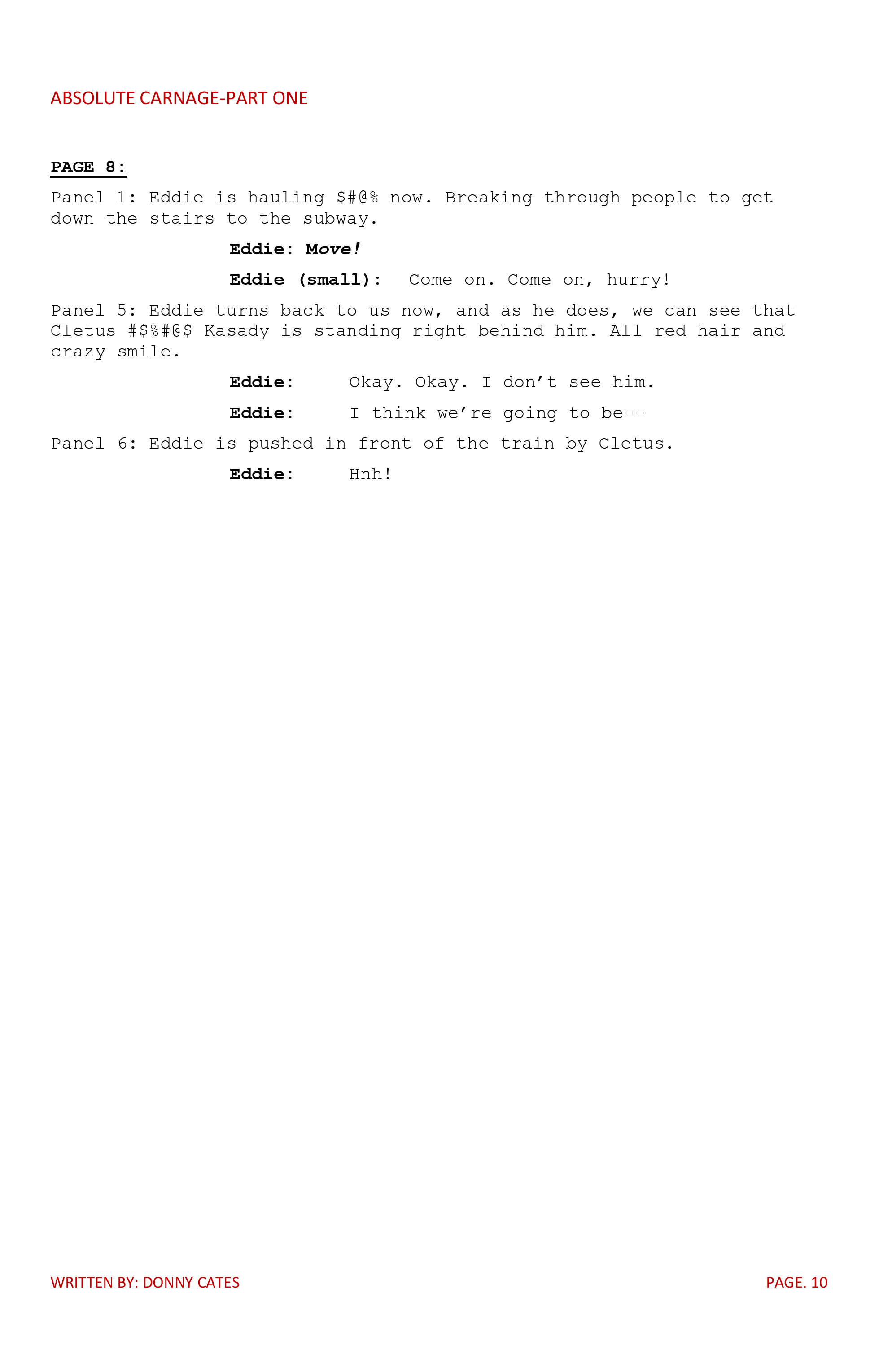 <{ $series->title }} issue Director's Cut 1 - Page 91