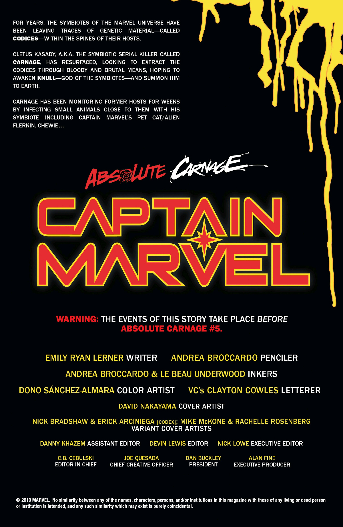 Absolute Carnage: Captain Marvel (2019): Chapter 1 - Page 2