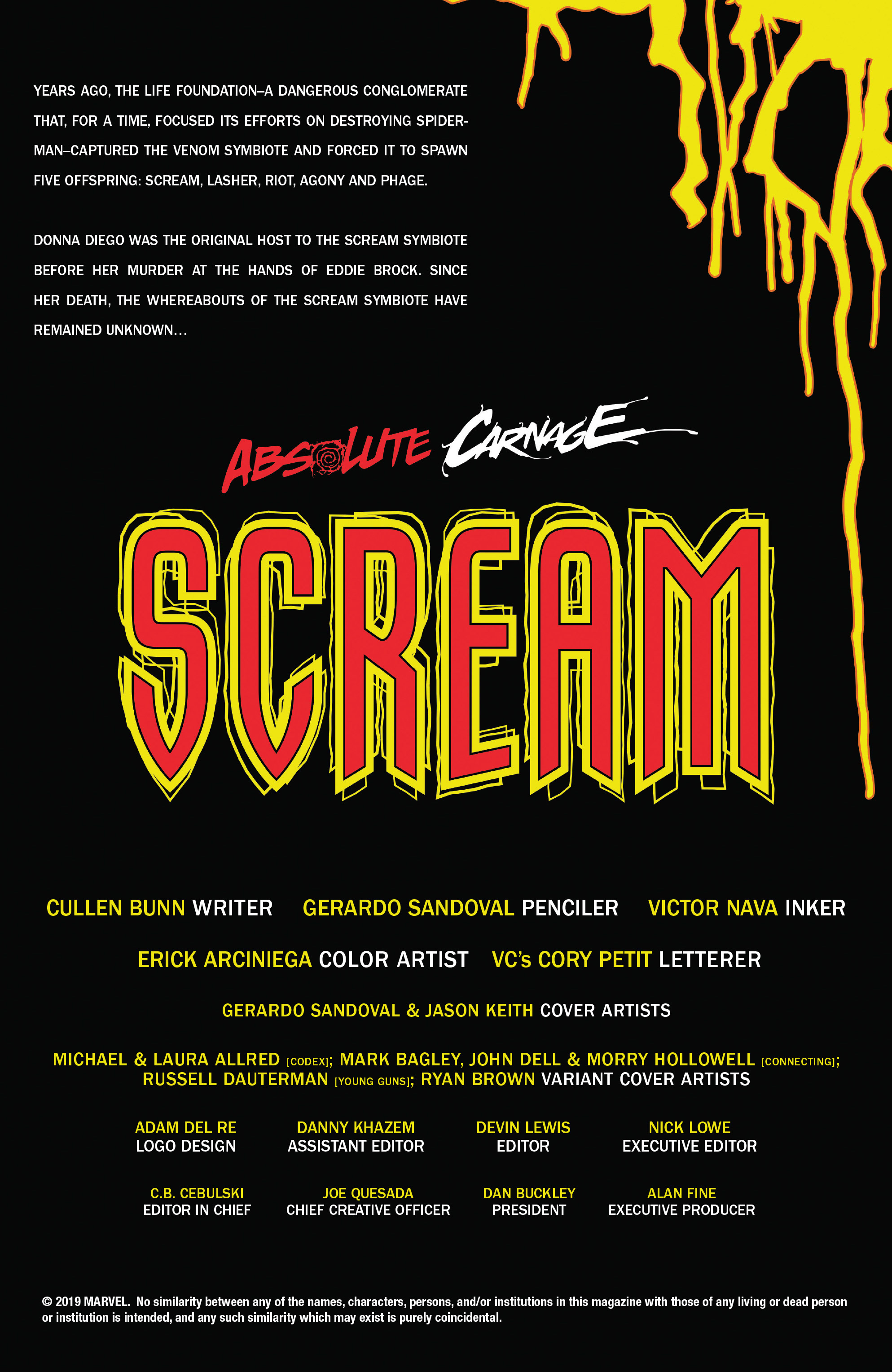 Absolute Carnage: Scream (2019): Chapter 1 - Page 2