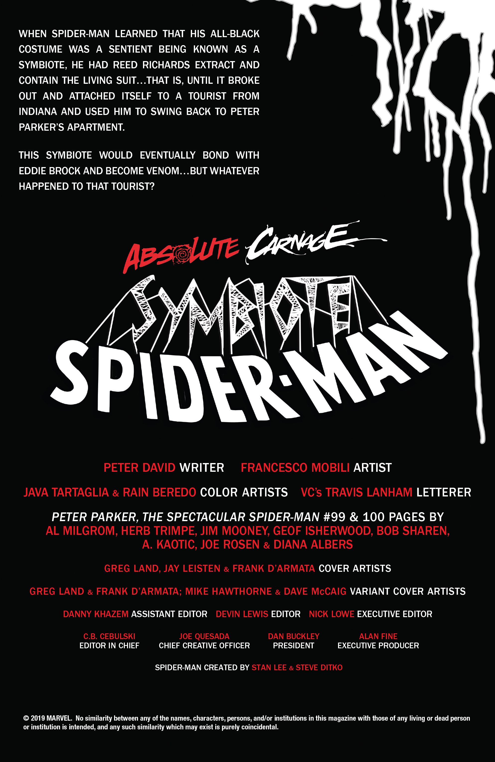 Absolute Carnage: Symbiote Spider-Man (2019): Chapter 1 - Page 4