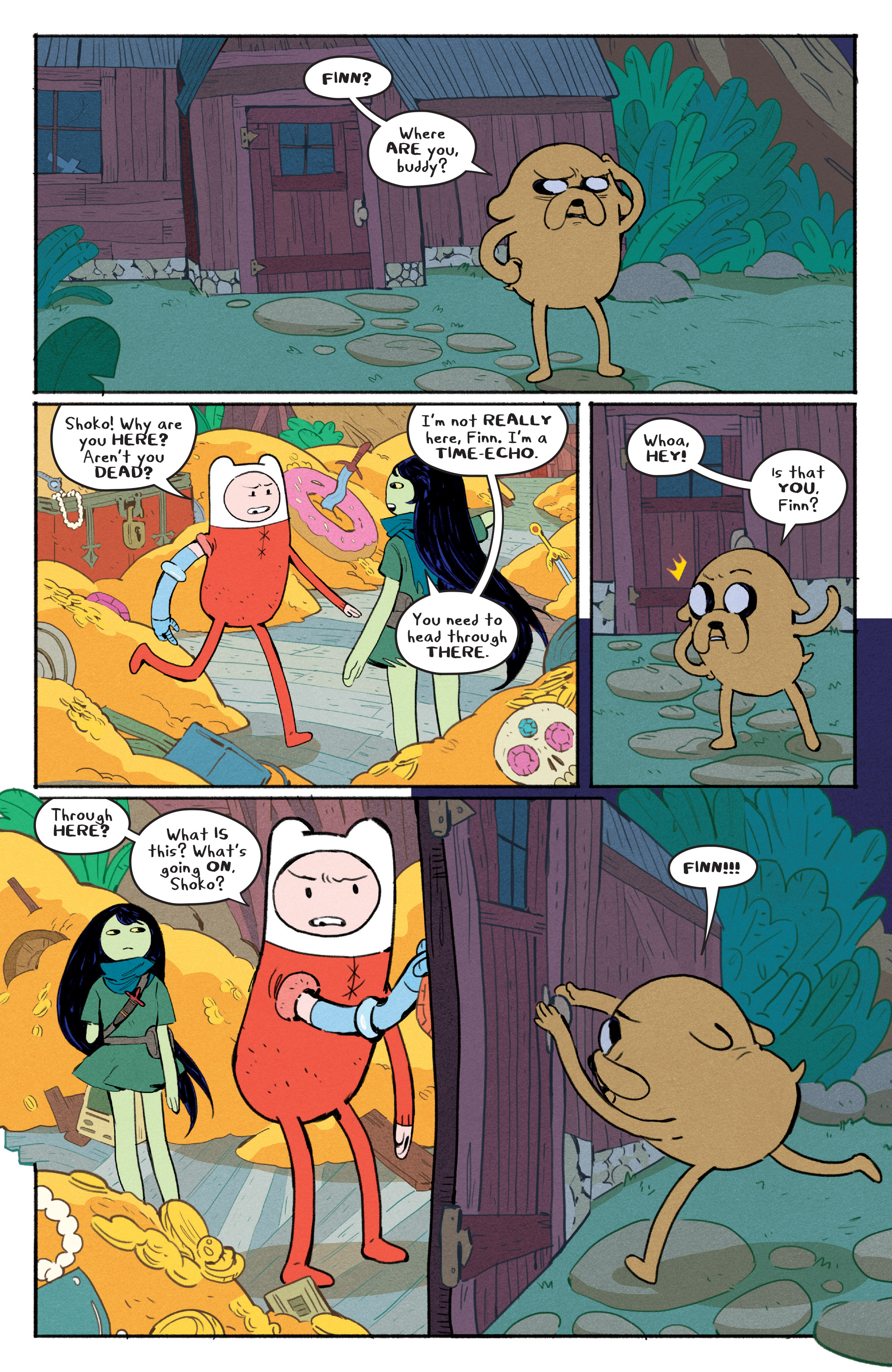 Where are you time. Adventure time the end.