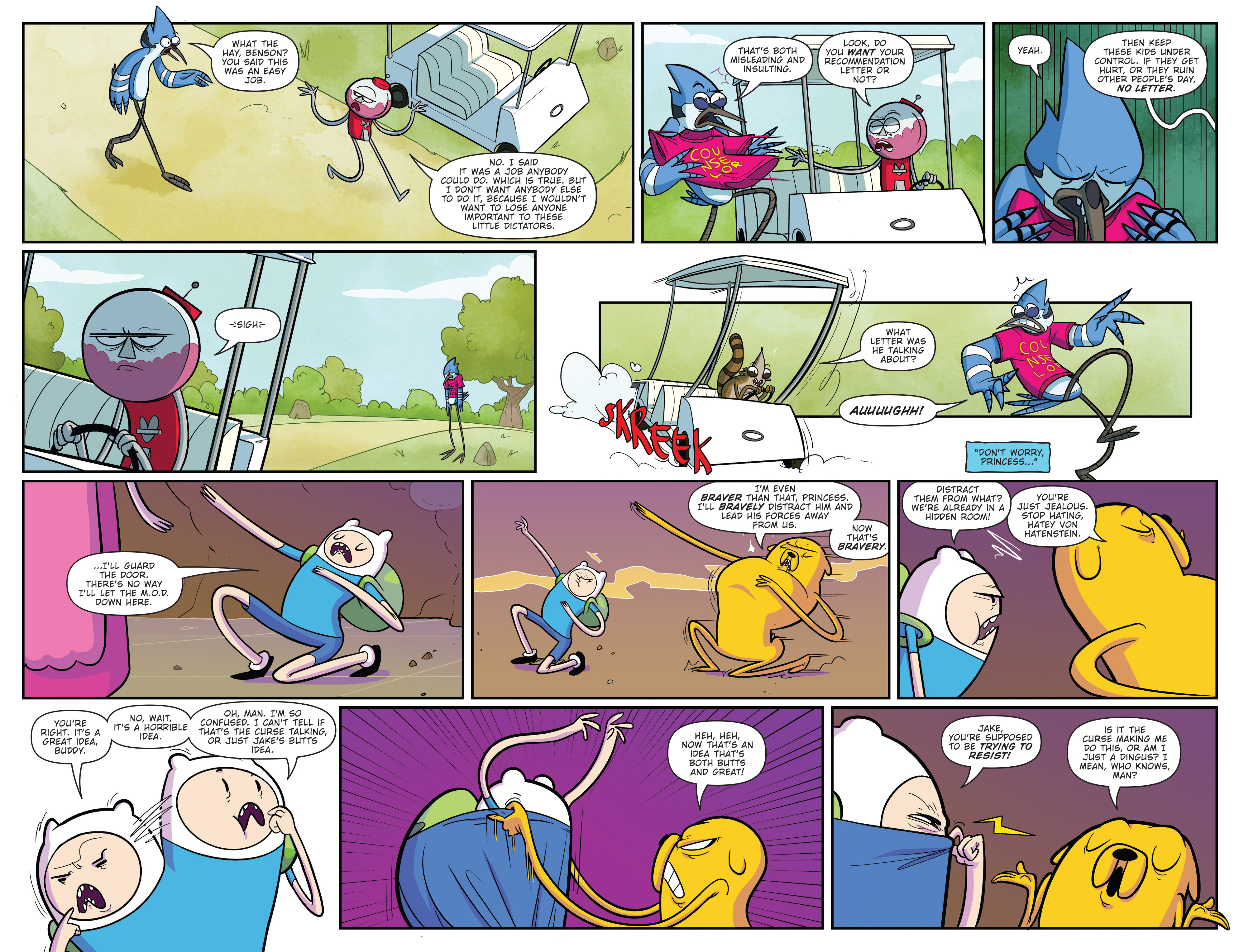 Adventure Time/Regular Show (2017-) issue 1 - Page 9