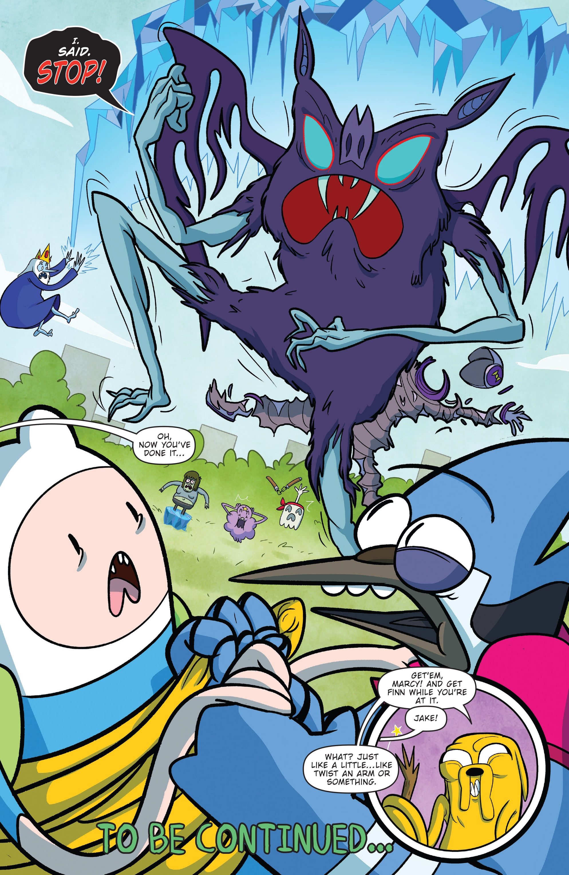 Adventure Time and Regular Show Crossover Comic Announced