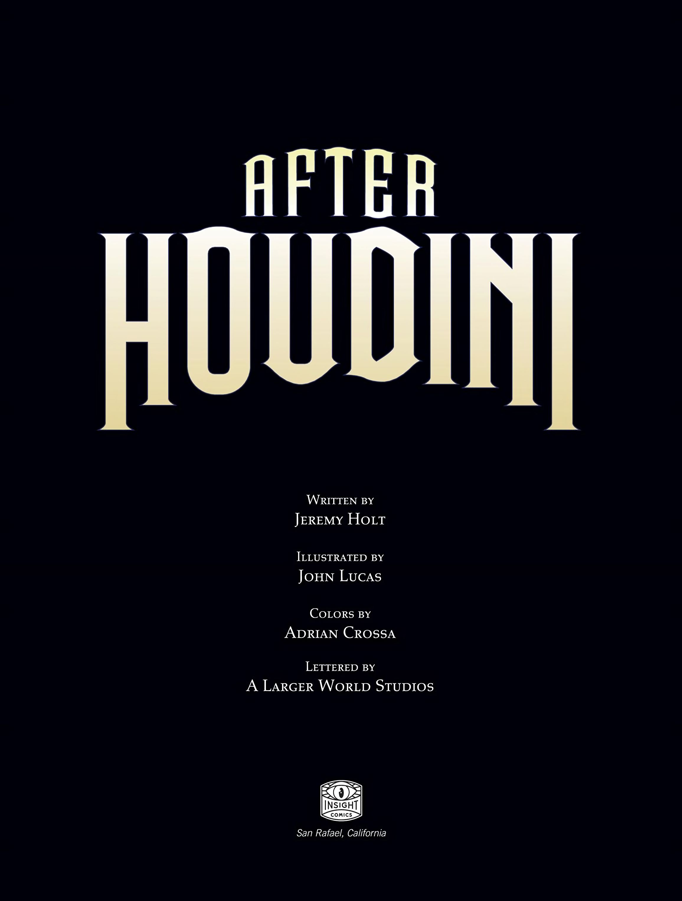 After Houdini (2018): Chapter 1 - Page 3