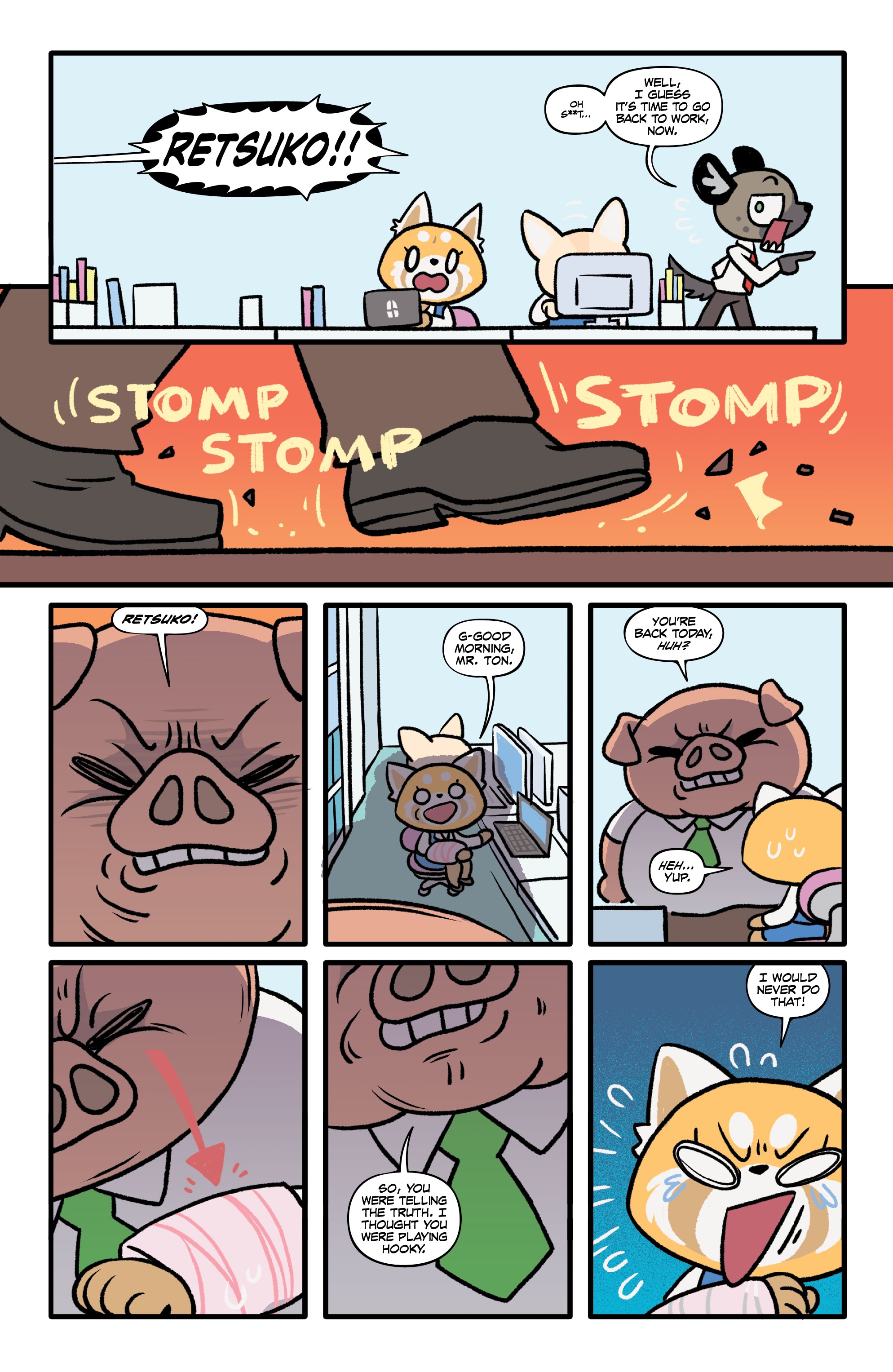 Aggretsuko (2020-) issue 4 - Page 9