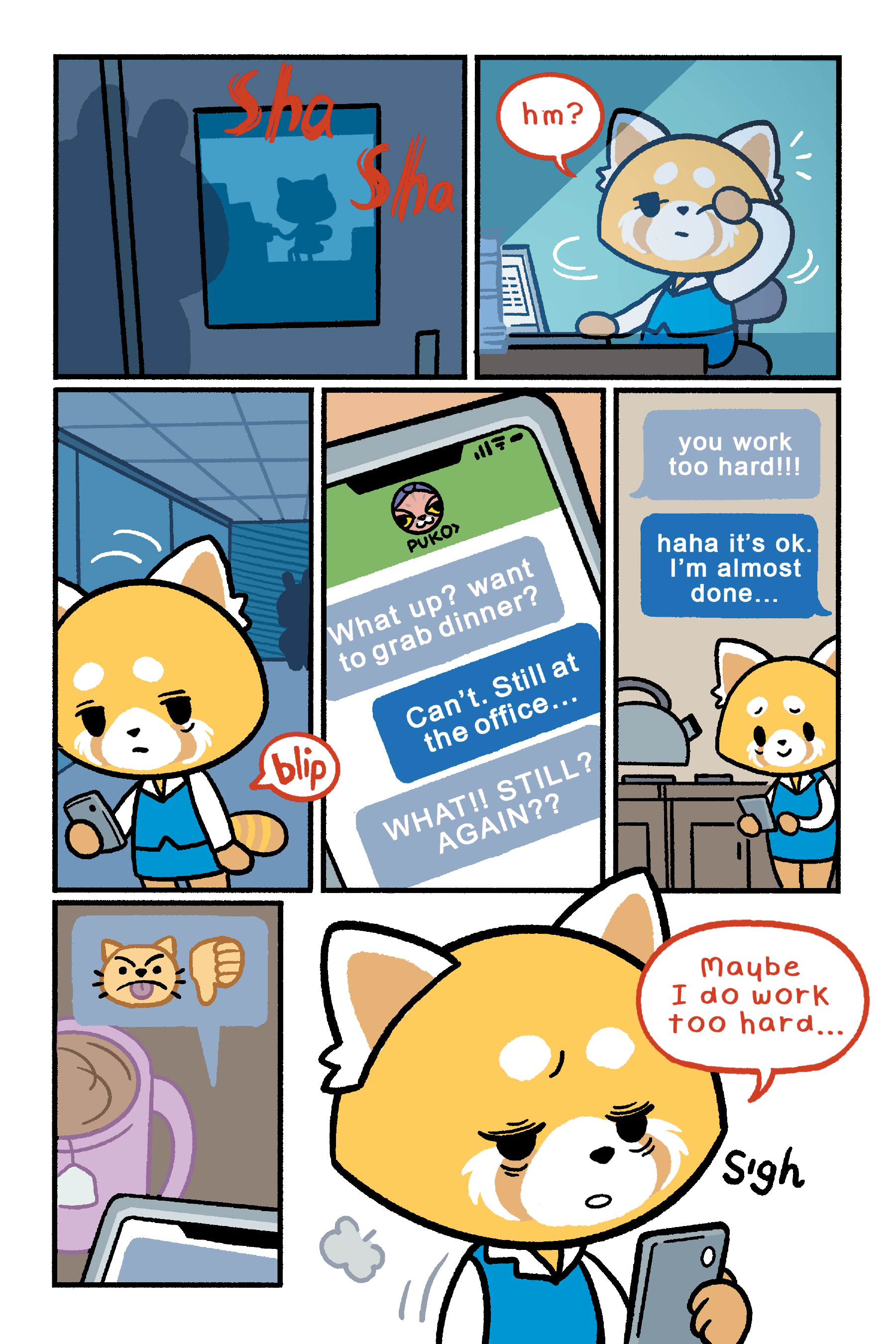 Aggretsuko: Down the Rabbit Hole (2021) issue 1 - Page 8