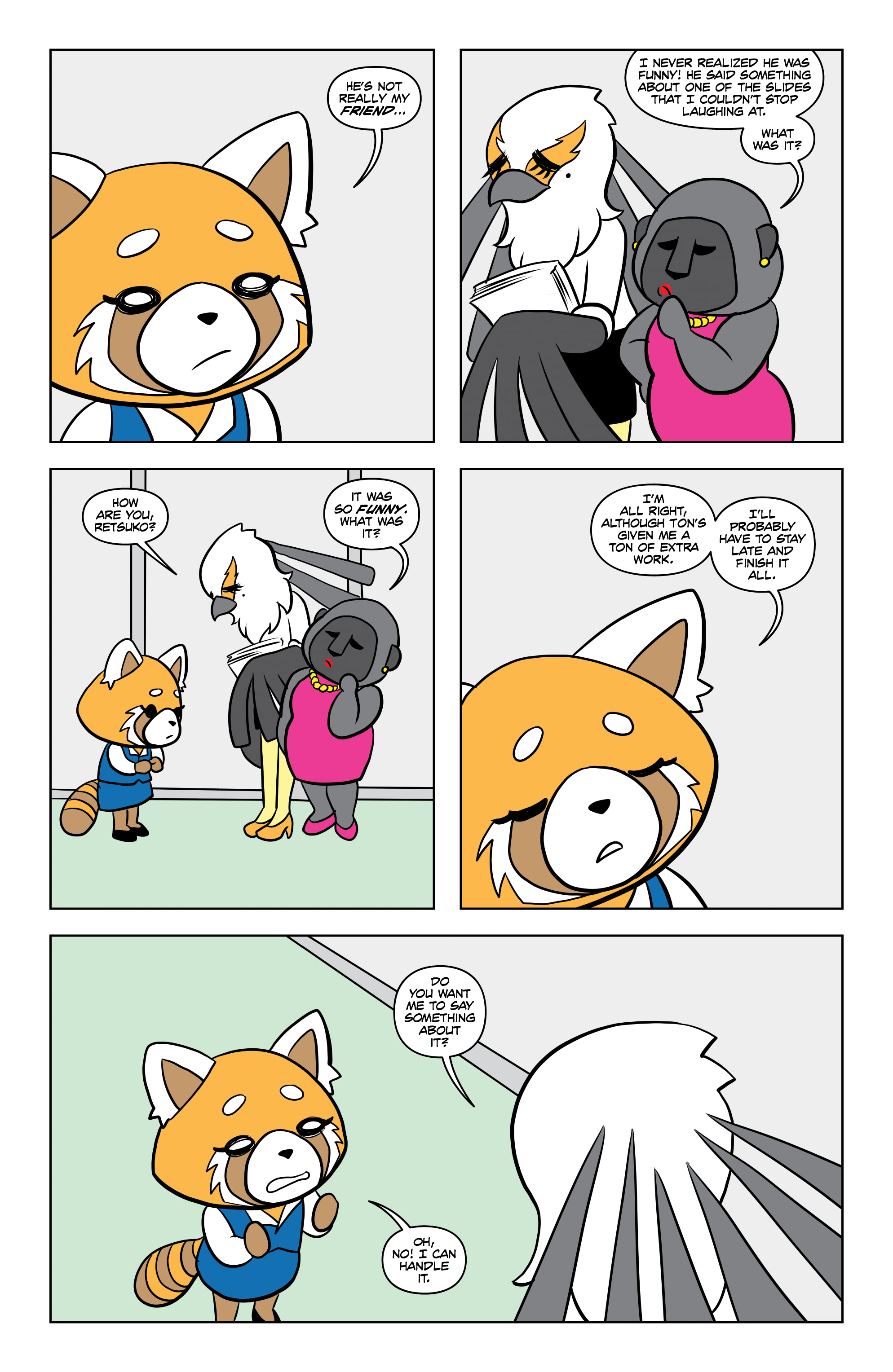 Aggretsuko: Meet Her World (2021-) issue 1 - Page 10