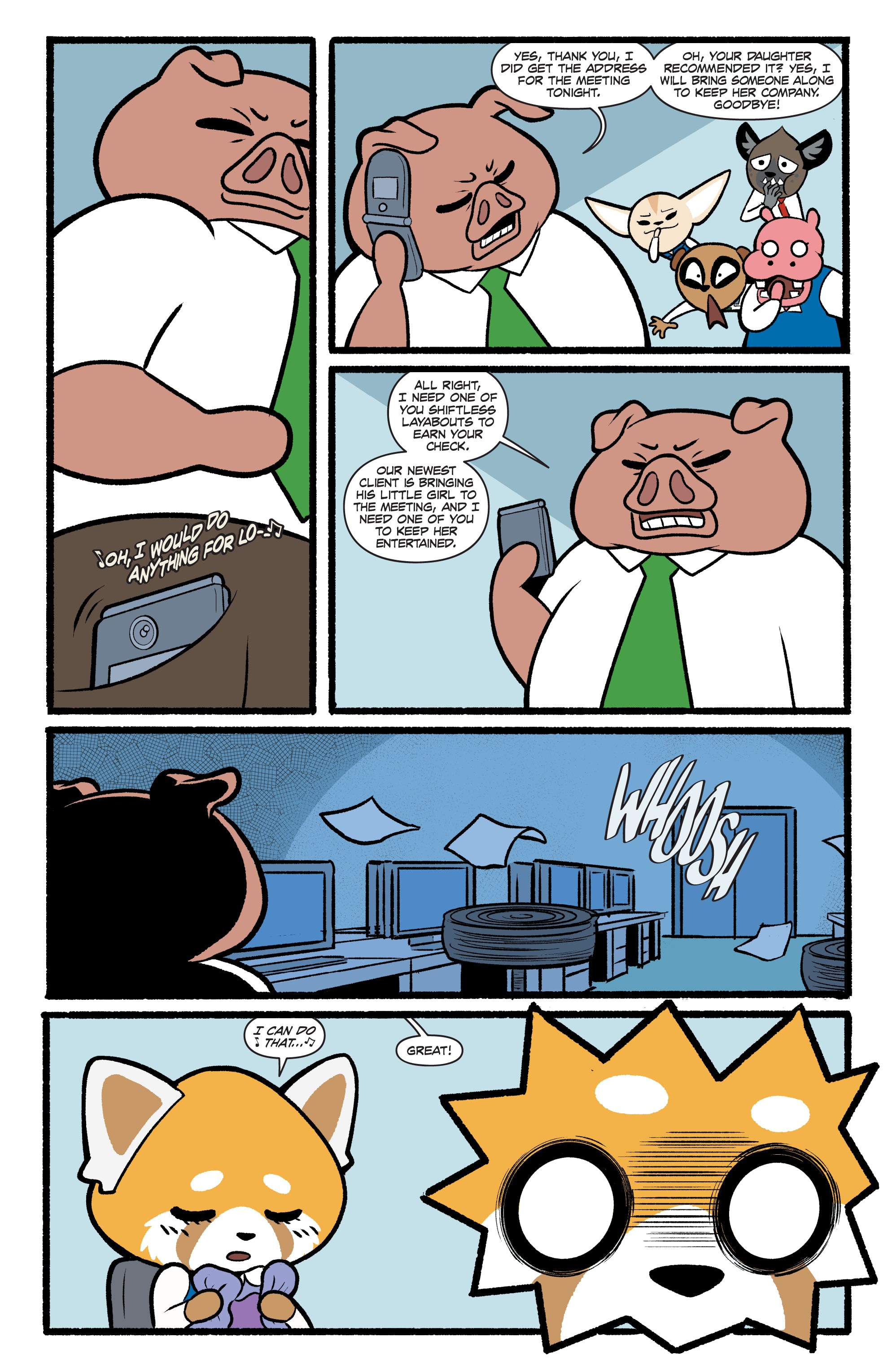 Aggretsuko: Meet Her World (2021-) issue 3 - Page 7