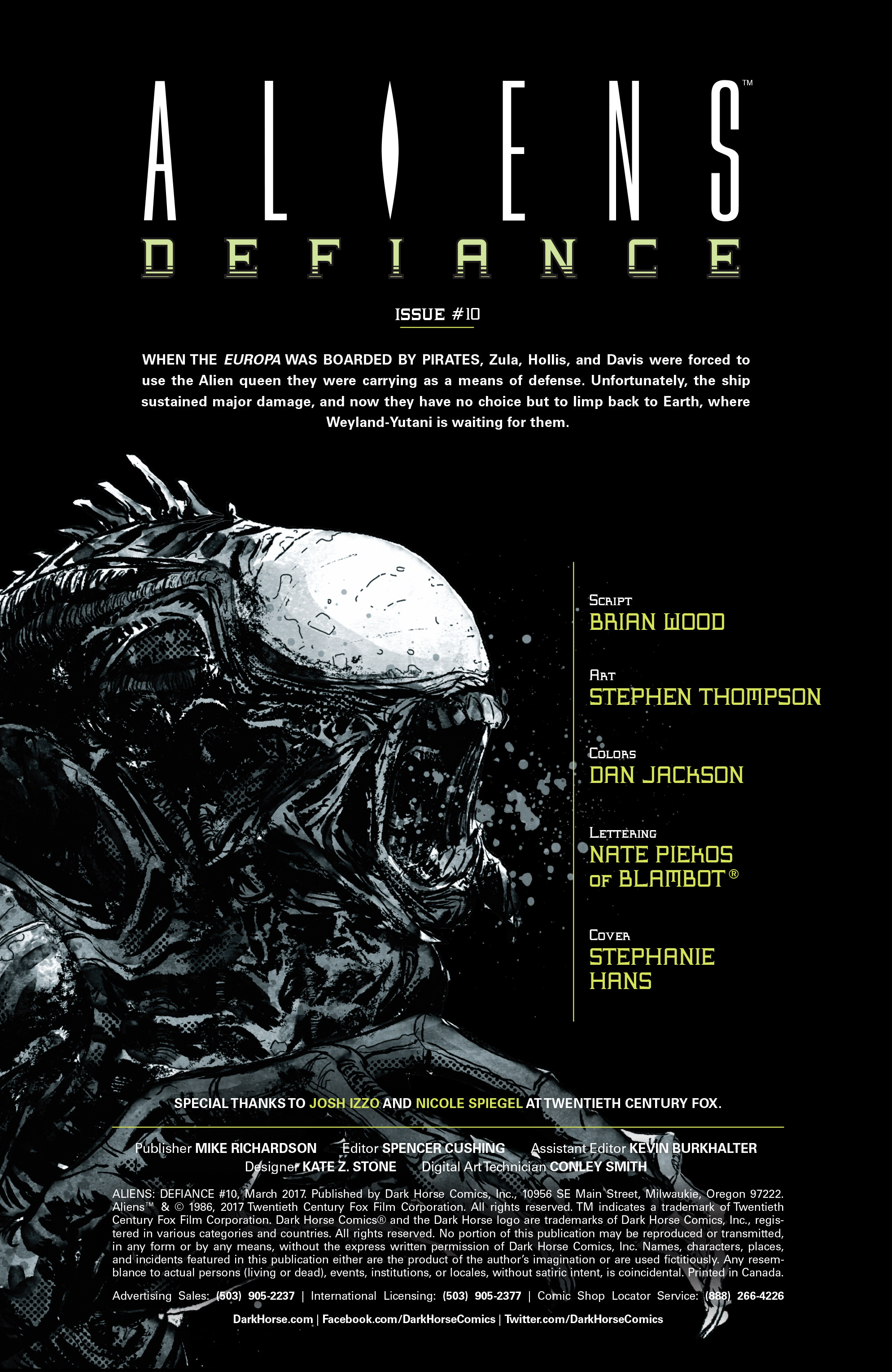 Aliens: Defiance (2016): Chapter 10 - Page 2