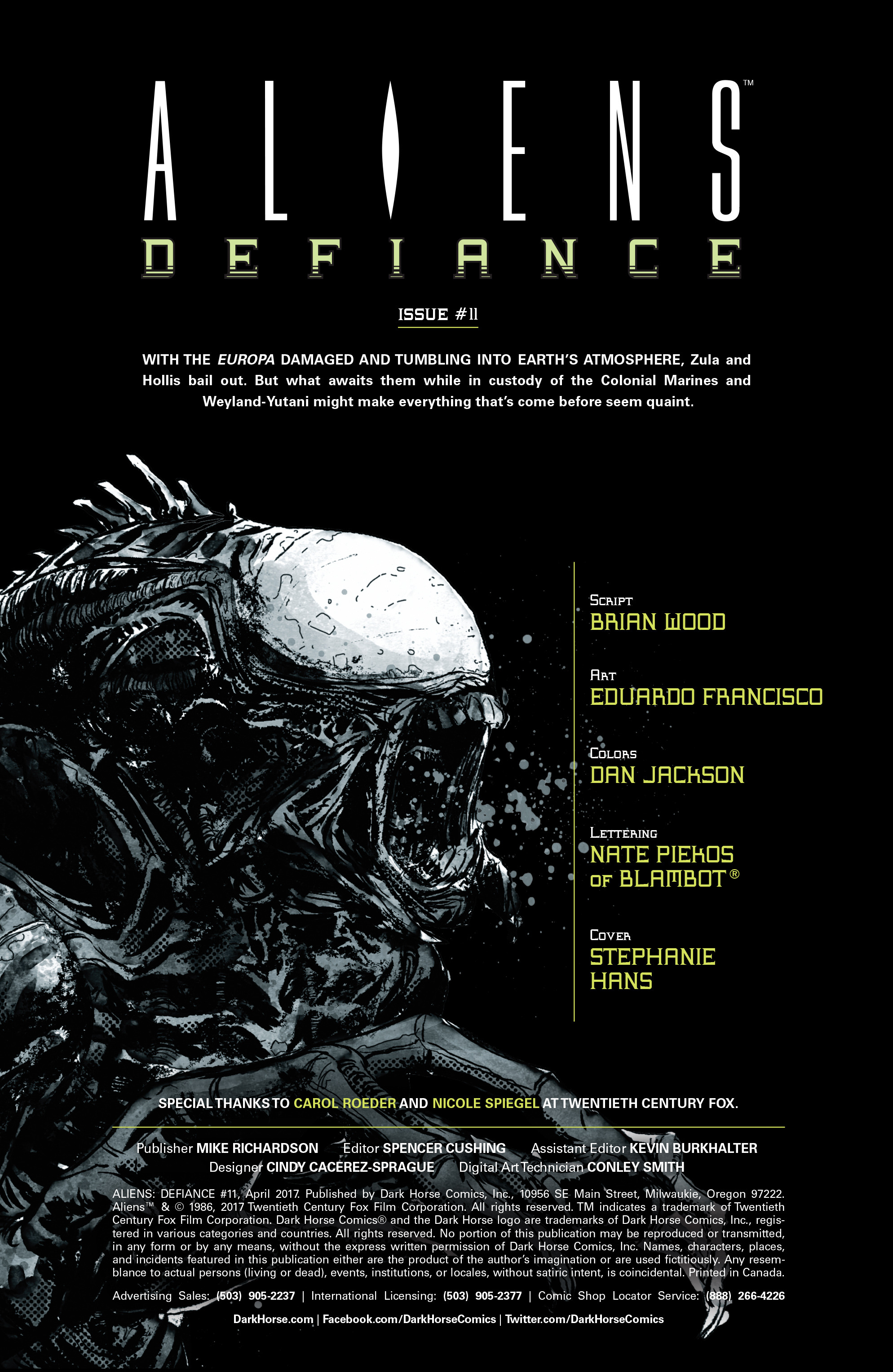 Aliens: Defiance (2016): Chapter 11 - Page 2