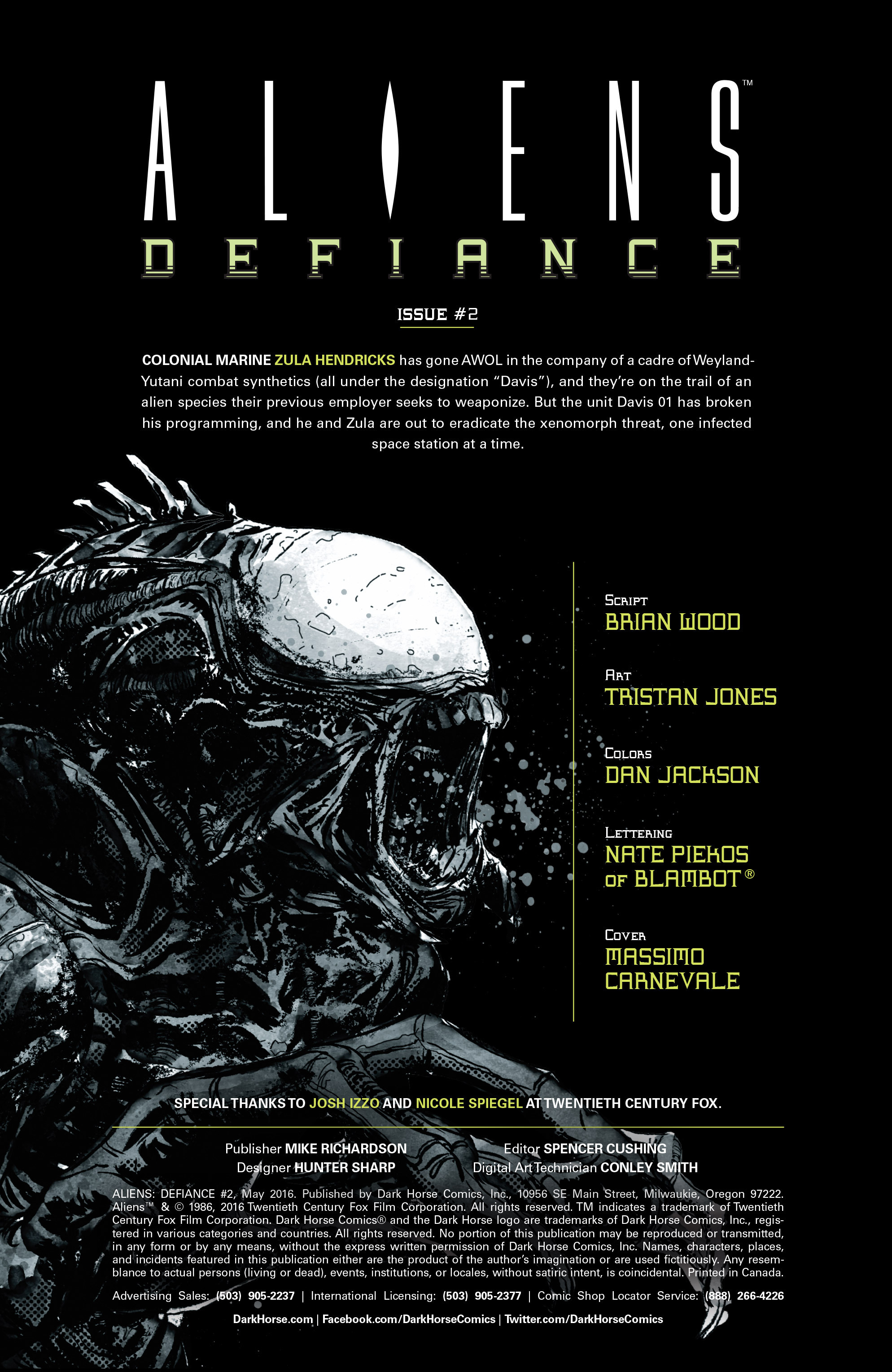 Aliens: Defiance (2016): Chapter 2 - Page 2
