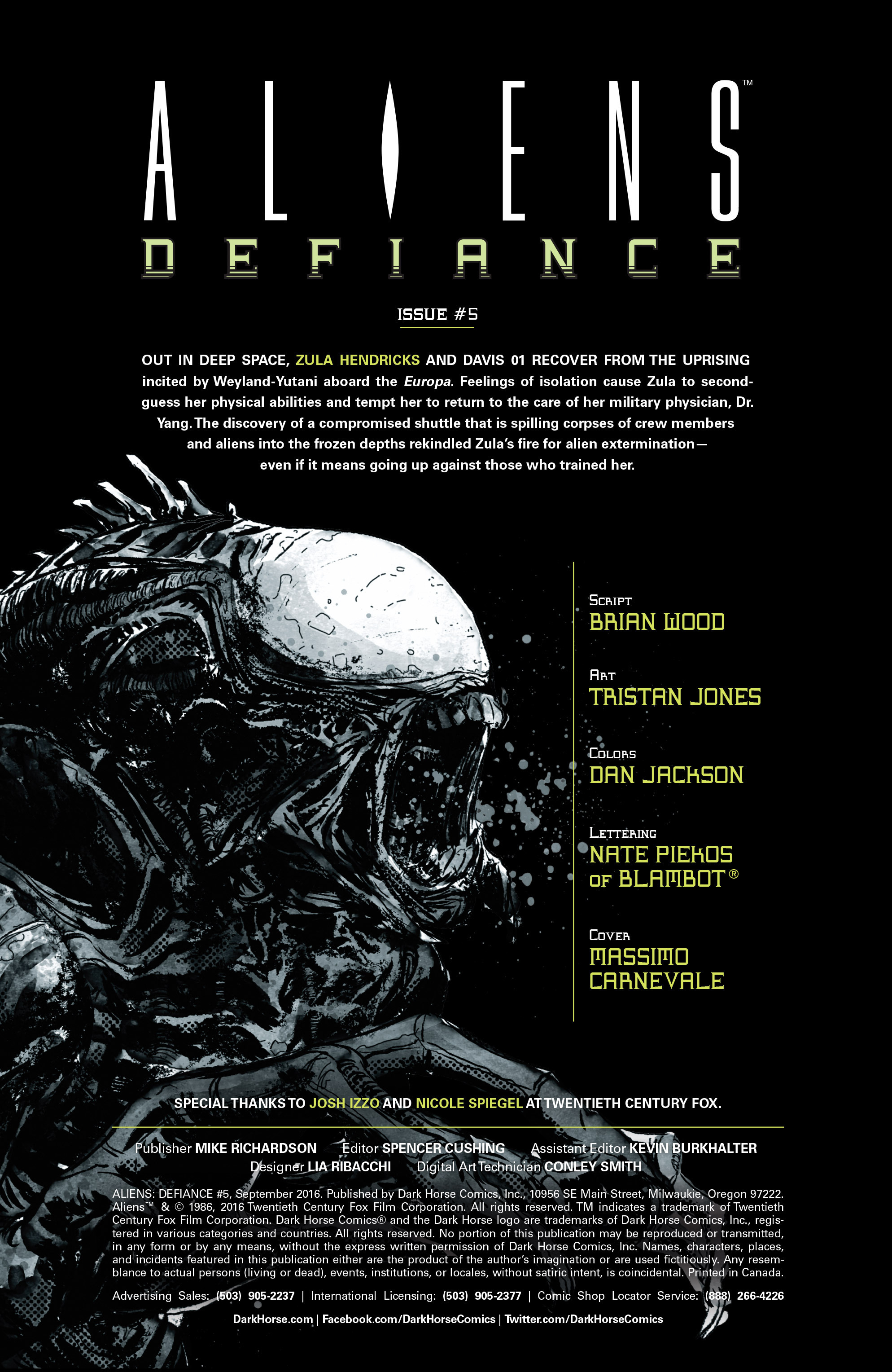 Aliens: Defiance (2016): Chapter 5 - Page 2