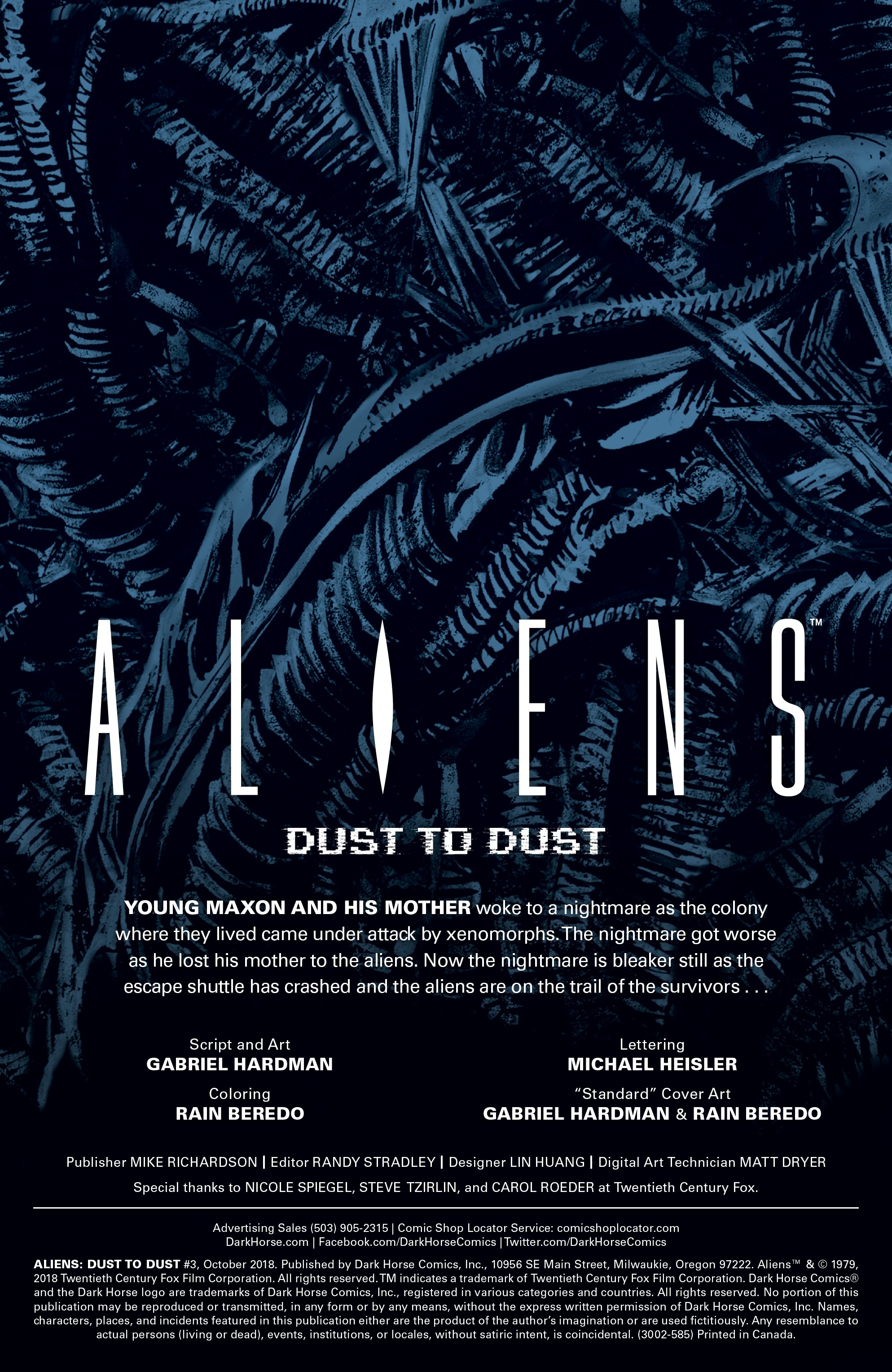 Aliens: Dust to Dust (2018-): Chapter 3 - Page 2