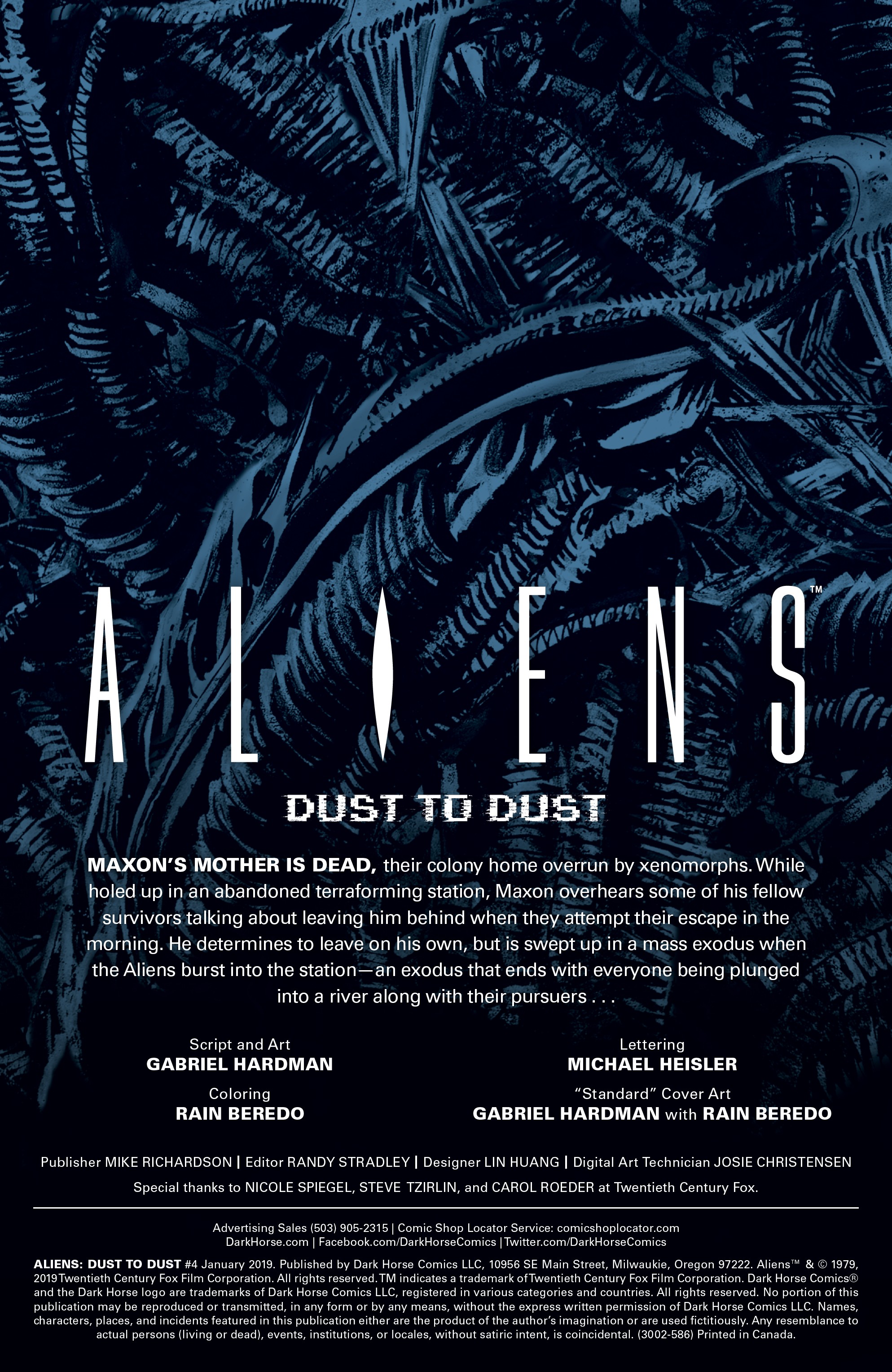 Aliens: Dust to Dust (2018-): Chapter 4 - Page 2