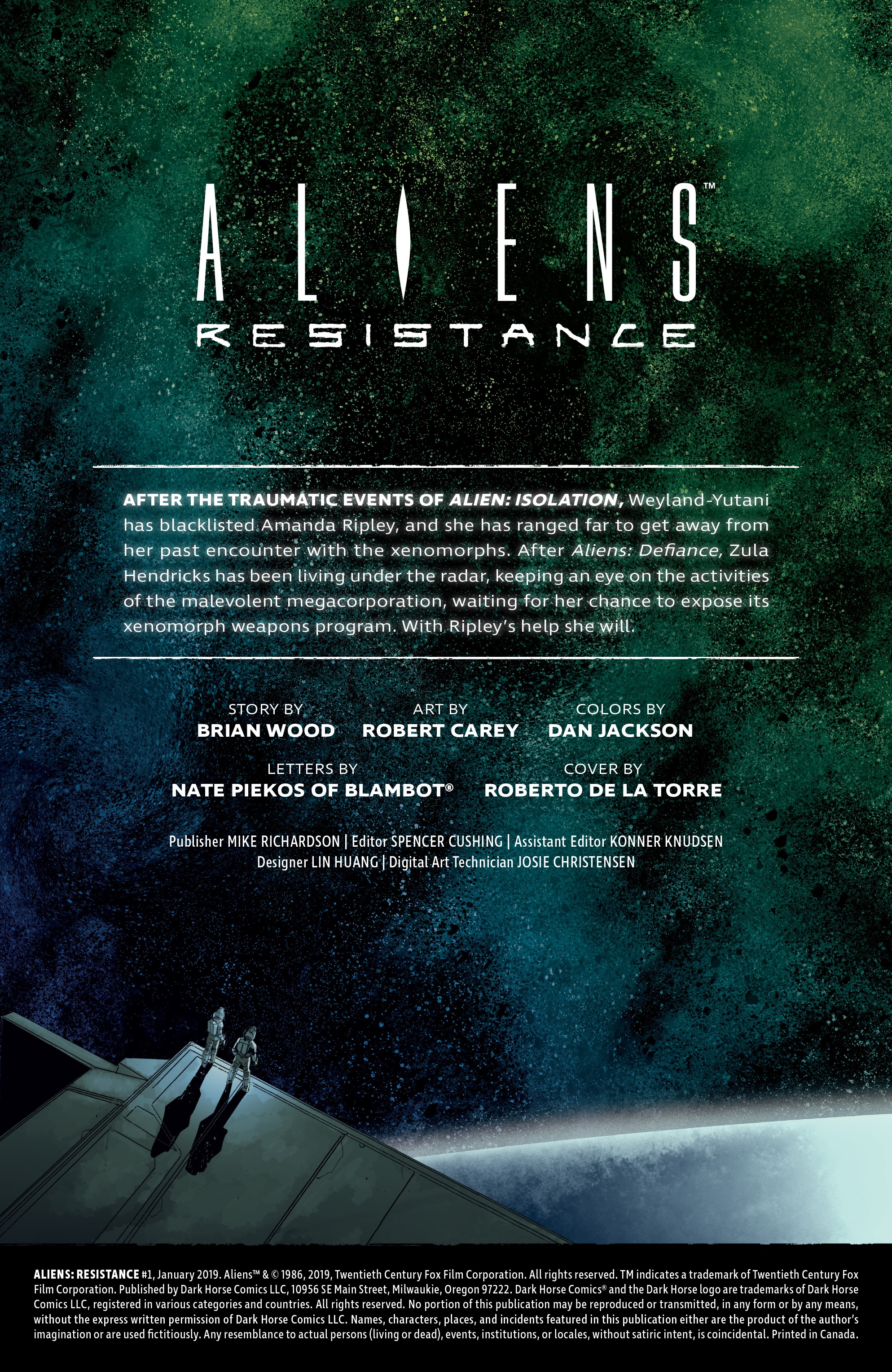 Aliens: Resistance (2019-): Chapter 1 - Page 2