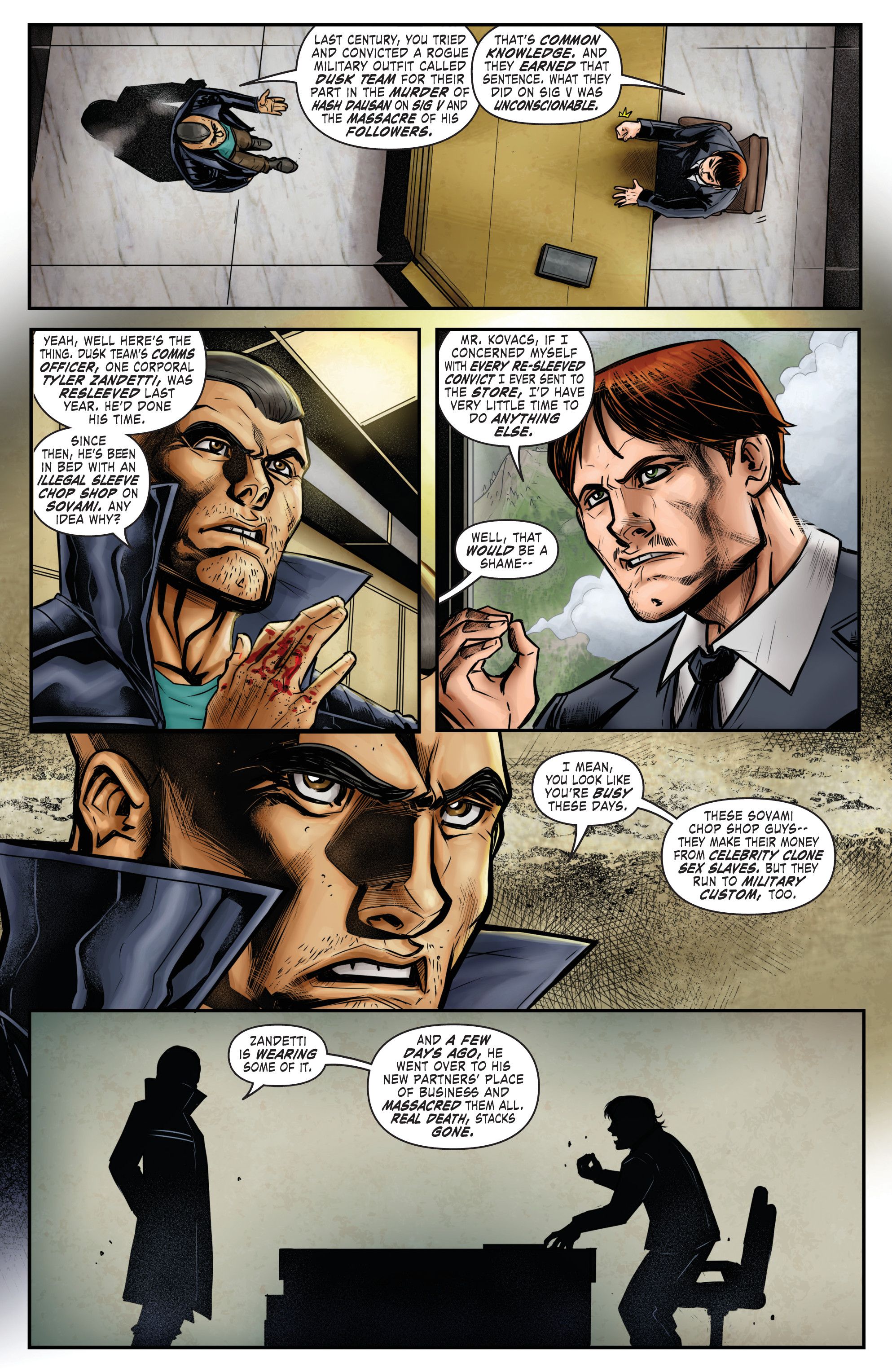 Altered Carbon: Download Blues (2019) issue 1 - Page 84